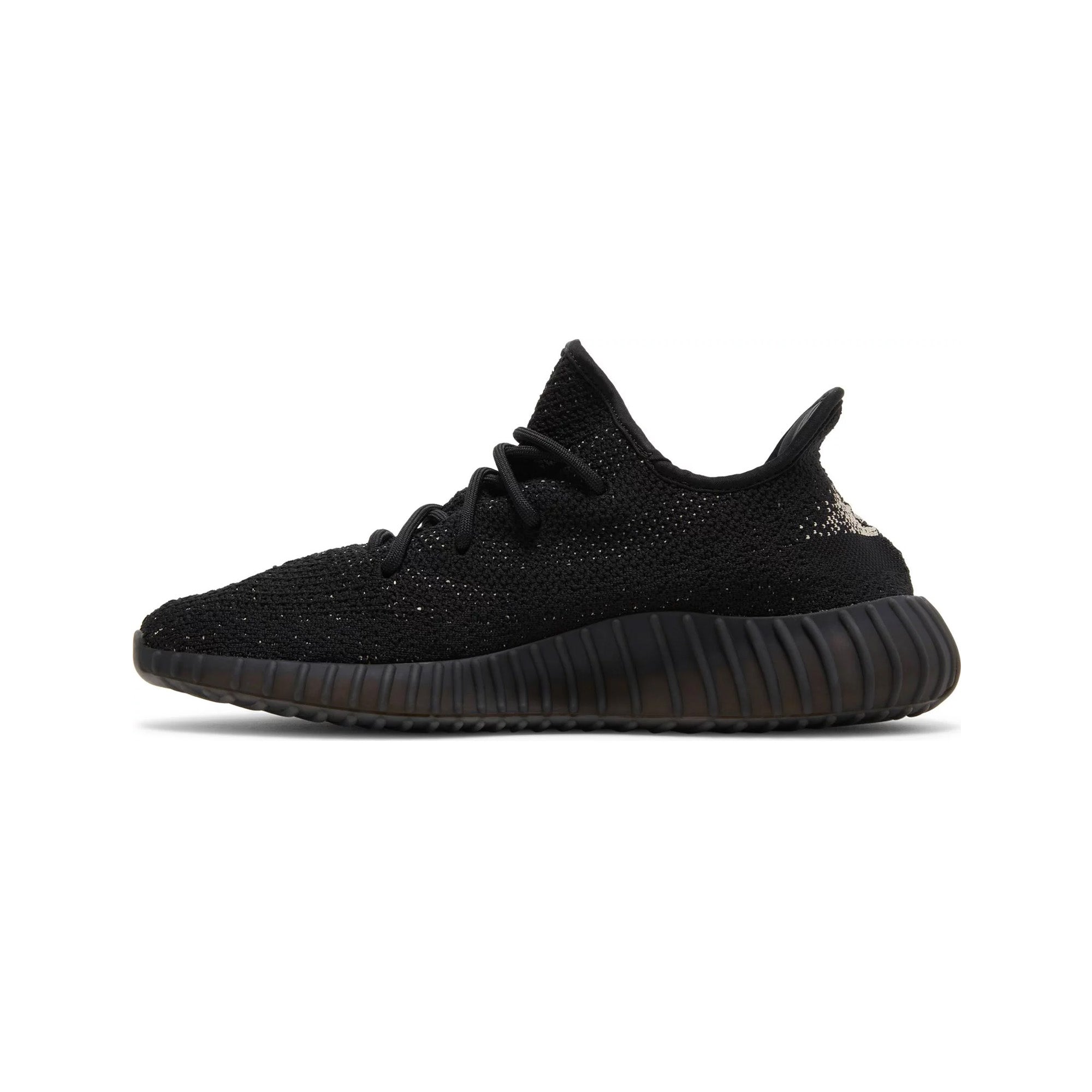Adidas Yeezy Boost 350 V2 Core Black White Sneakers - Men's Running Shoes 2022 Edition | Comfortable Lightweight Athletic Footwear for Gym, Jogging & Casual Wear