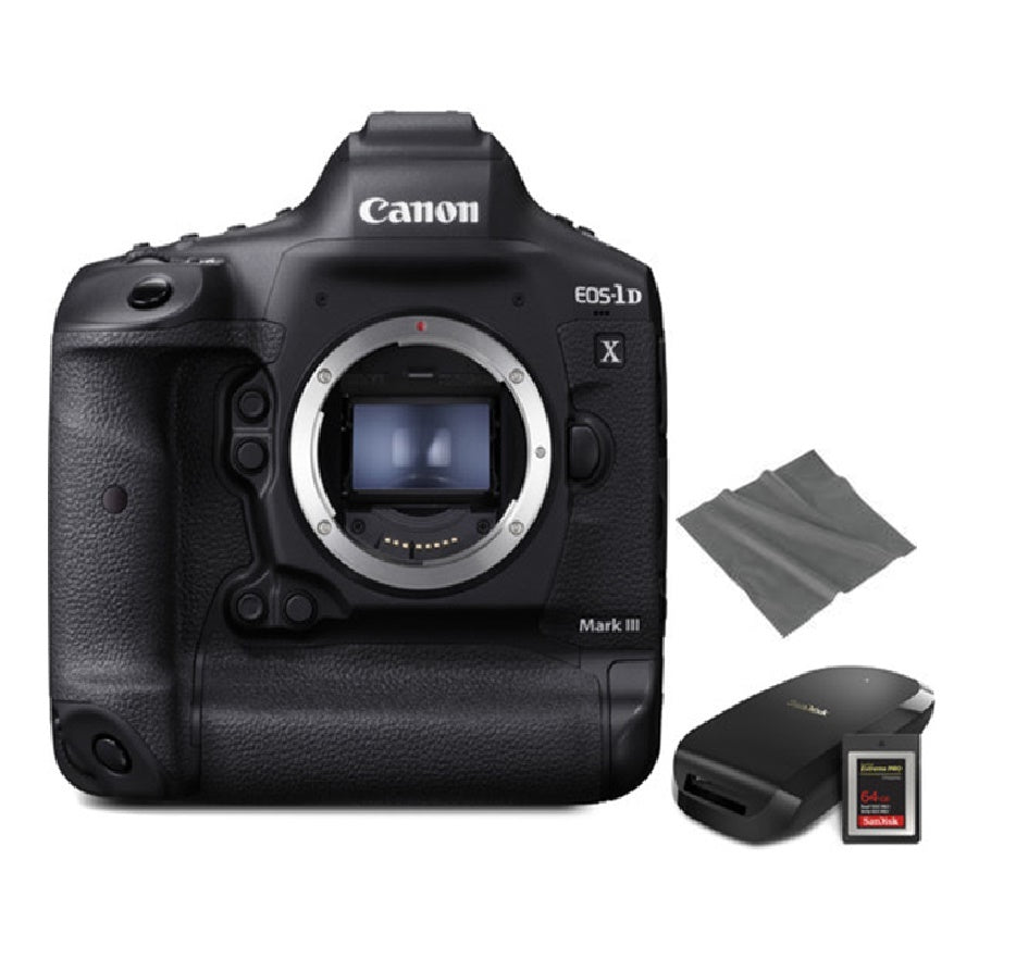 Canon EOS 1D X Mark III Professional DSLR Camera with CFexpress Card & Reader Bundle - Perfect for Sports, Wildlife Photography & 4K Video Shooting