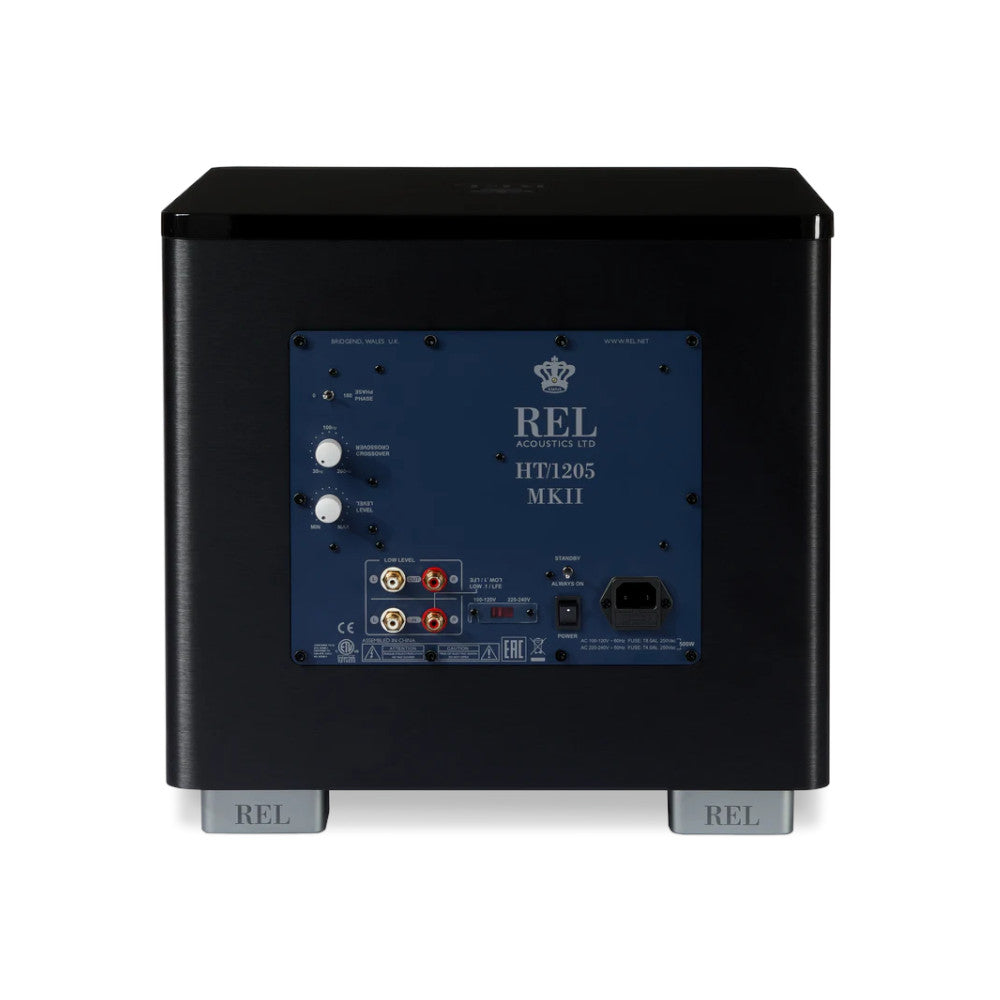 REL HT/1205 MKII 500 Watt High-Performance Subwoofer - Perfect for Home Theater and Music Systems