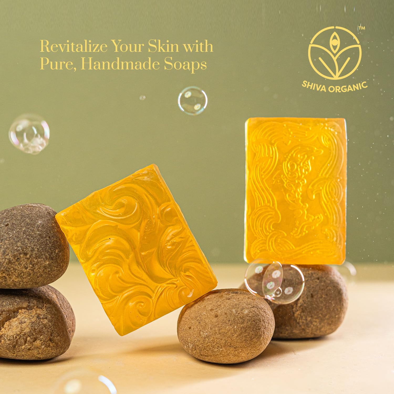 Organic Handmade Honey Lemon Soap Bar - 2 Pack - Natural Moisturizing & Exfoliating for Dry Skin - Perfect for Daily Face & Body Wash, Spa Day, or Gift Set