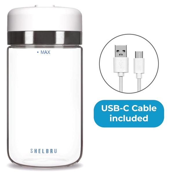 Shelbru Smart Coffee Canister - Airtight, Freshness-Keeper for Ground Coffee & Beans | Perfect for Kitchen, Office, or Camping Use