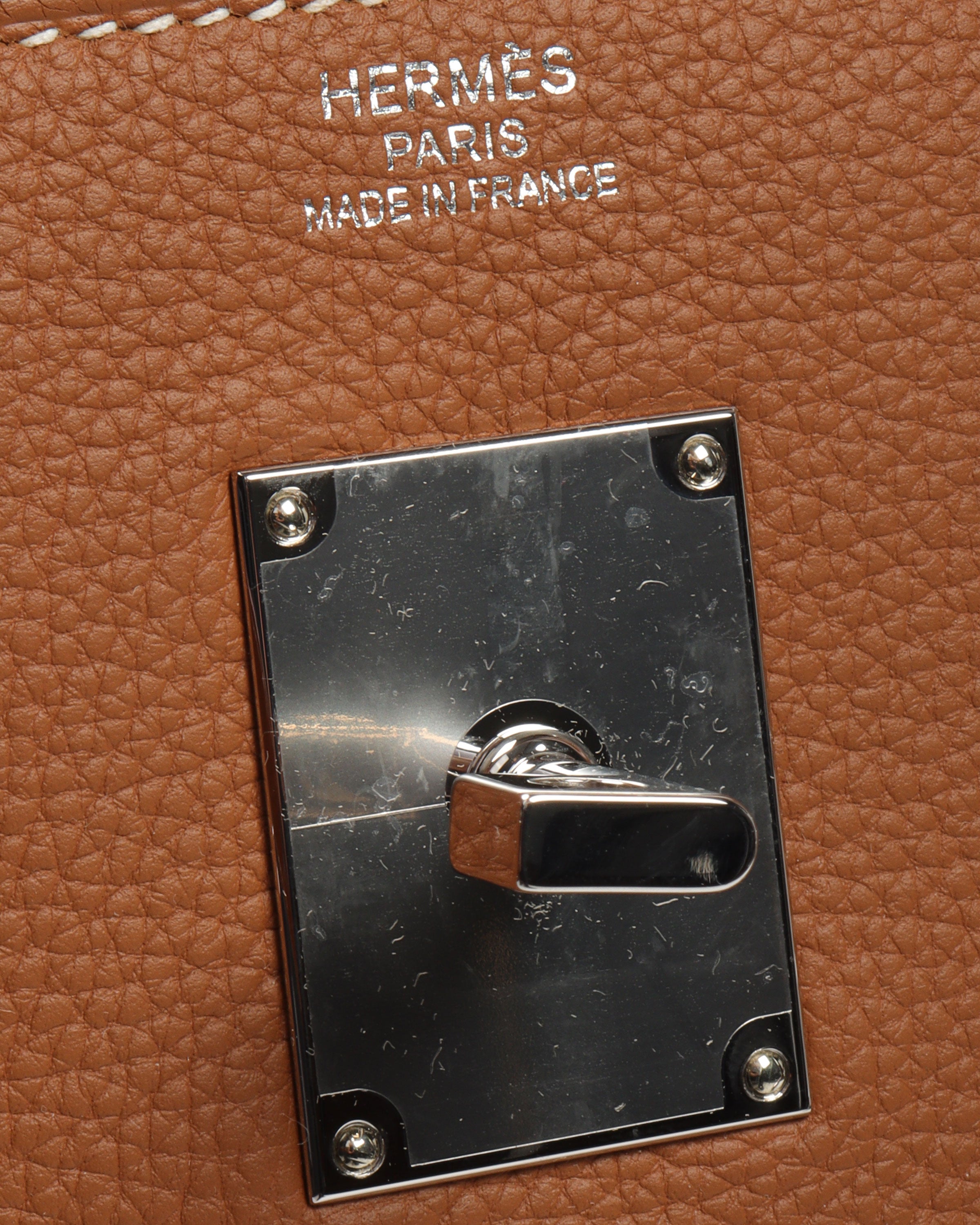 40cm HAC Togo Calfskin Birkin Bag in Natural Sable - Luxury Handbag for Women, Perfect for Work, Travel & Special Occasions