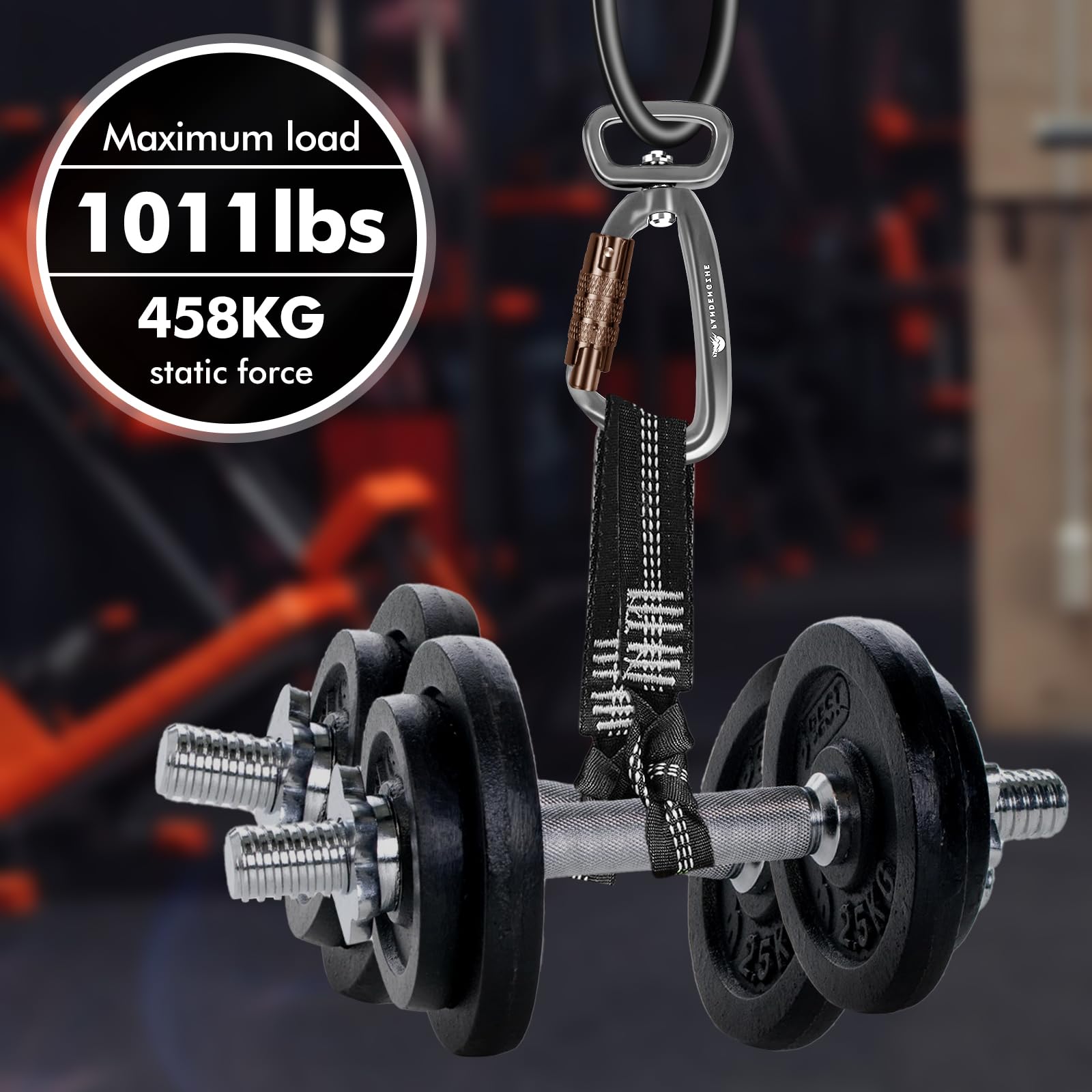 Swivel Locking Carabiner Clip 2.5