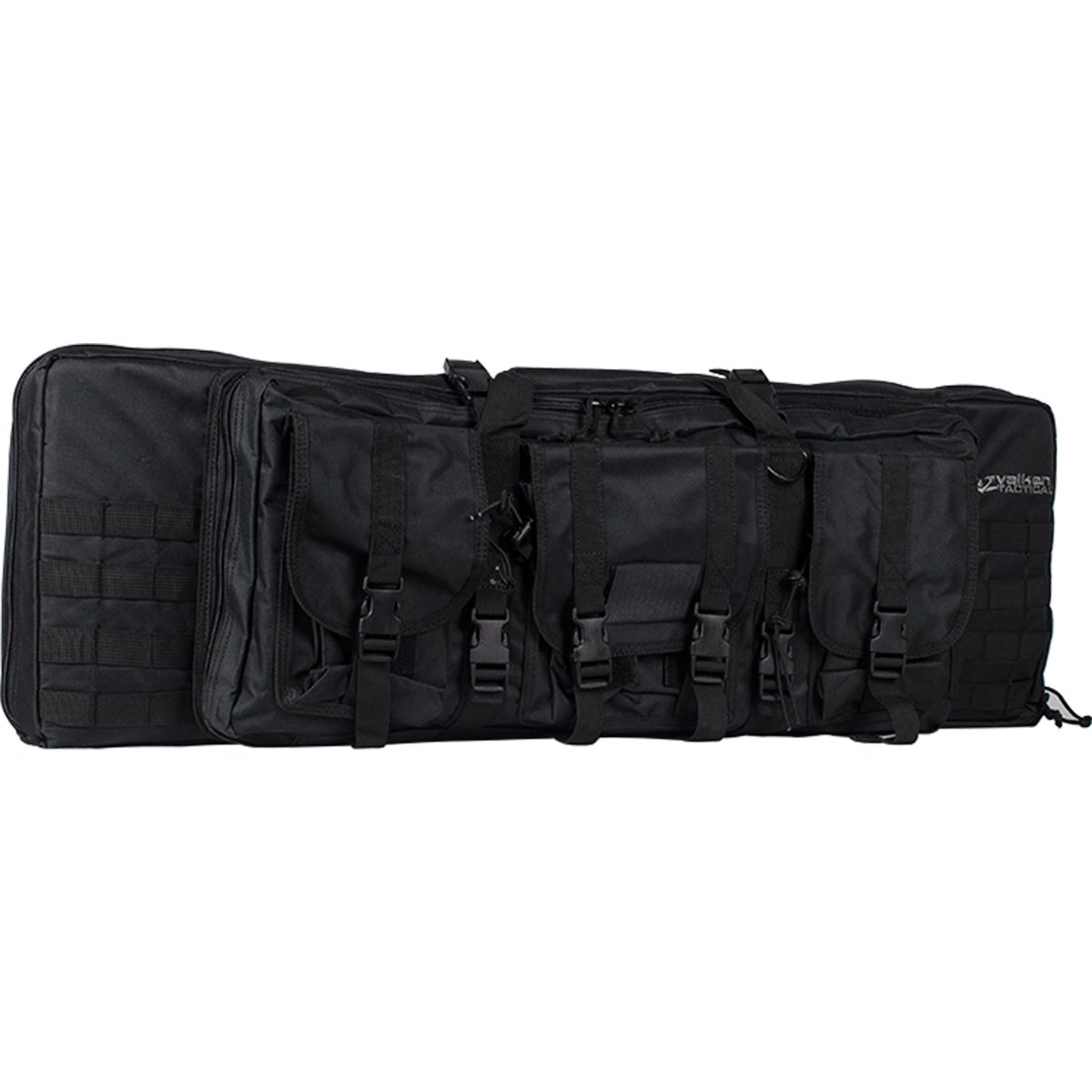 Valken Double Rifle Gun Case - Durable Tactical Rifle Storage for Hunting & Shooting Range - Perfect for Airsoft, Paintball & Firearm Transport