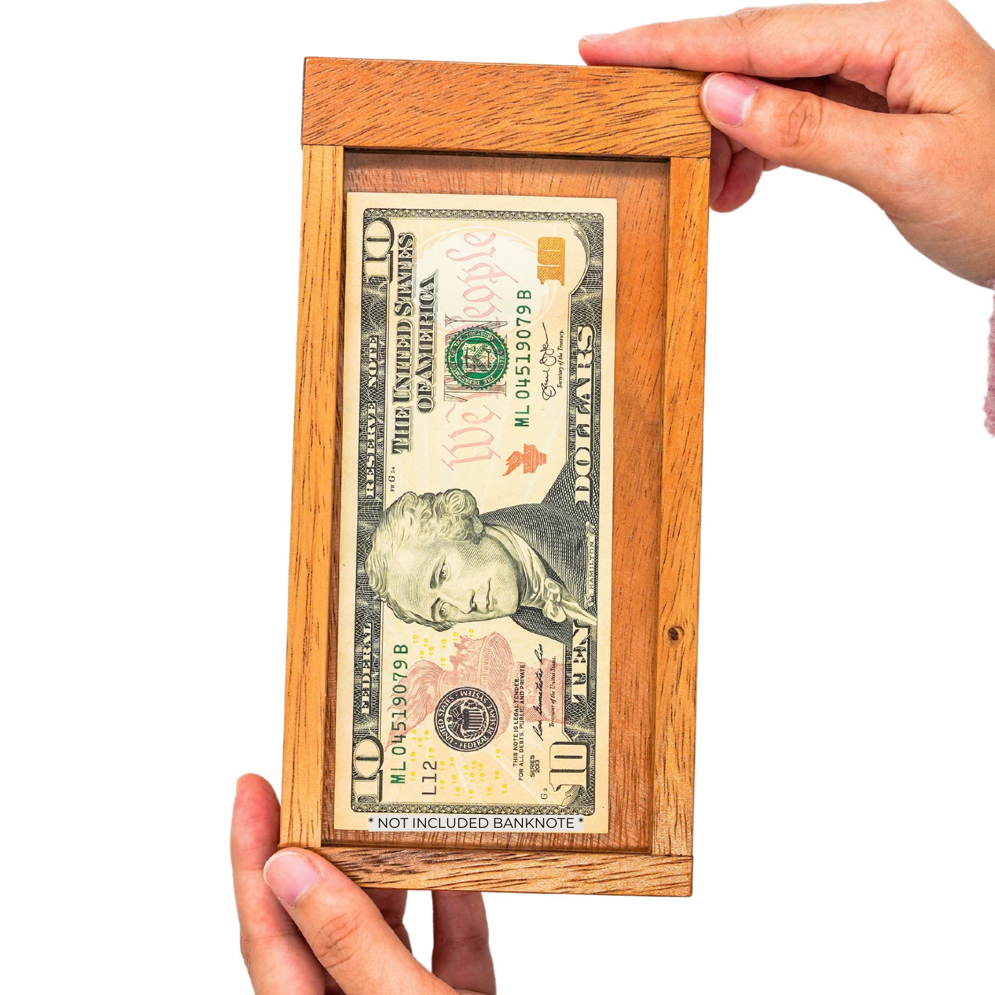 BSIRI ATM Puzzle Box for Adults - Brain Teaser Wooden Secret Box with Hidden Compartments | Mystery Gift Box, Money & Jewelry Storage, 3D Puzzle Lock Box | Perfect for Escape Rooms, Gifts & Home Decor