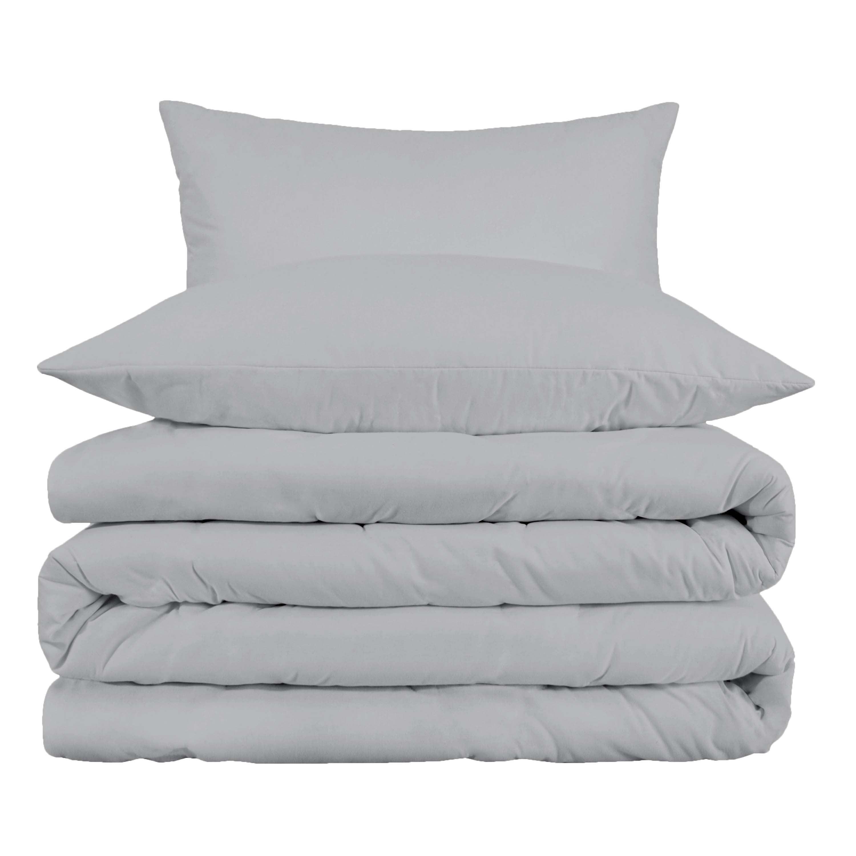Luxury 1000 Thread Count Cotton Rich Solid Duvet Cover Set - King Size Bedding for Ultimate Comfort & Softness - Perfect for Master Bedrooms, Guest Rooms & Hotels