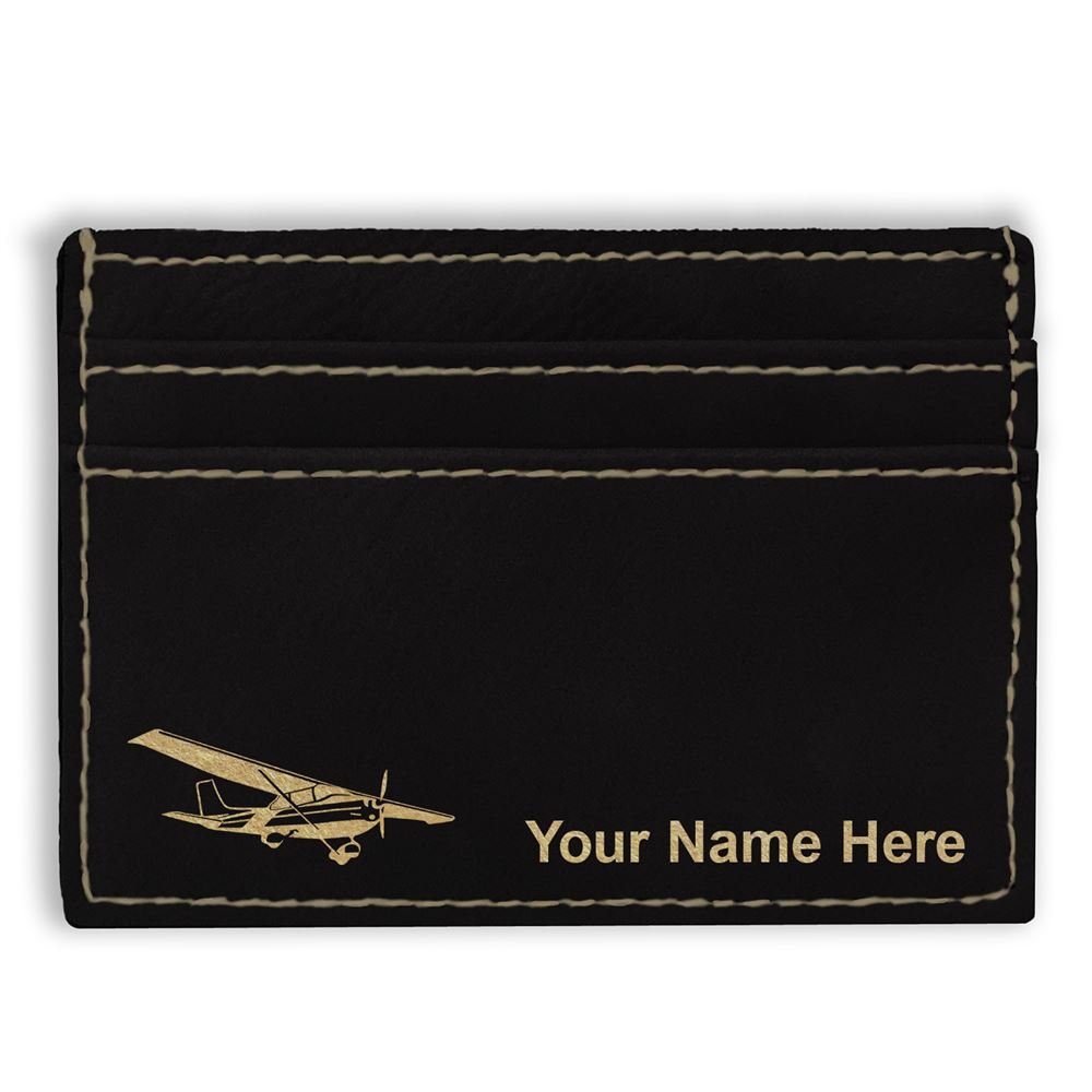 Personalized Engraved Money Clip Wallet - High Wing Airplane Design for Men | Perfect Gift for Pilots, Aviation Enthusiasts & Travelers | Ideal for Everyday Carry, Business Meetings & Travel Accessories