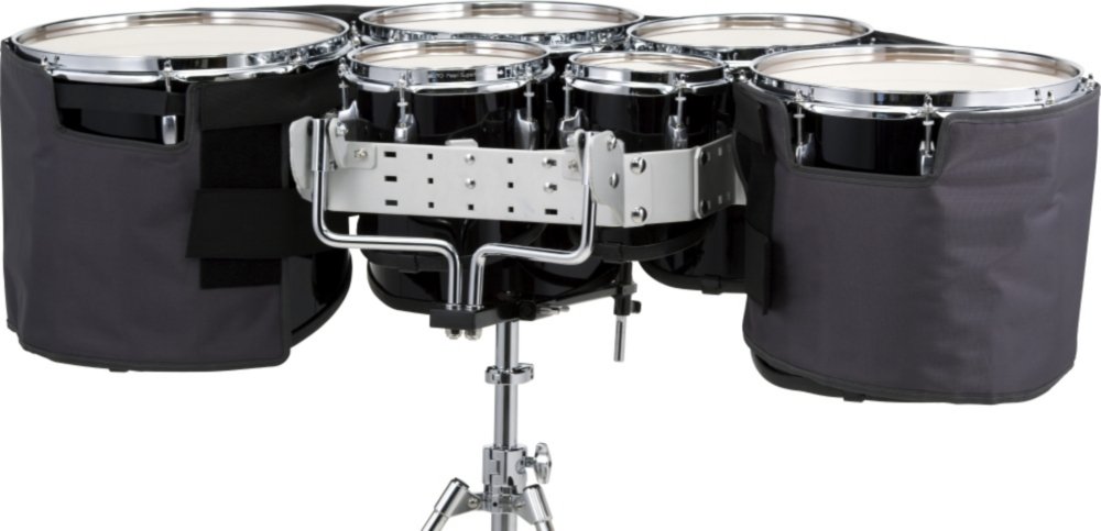 Premium Grey Pearl Tenor Drum Cover - Durable & Protective Drum Head Cover for Marching Band & Drumline Performances