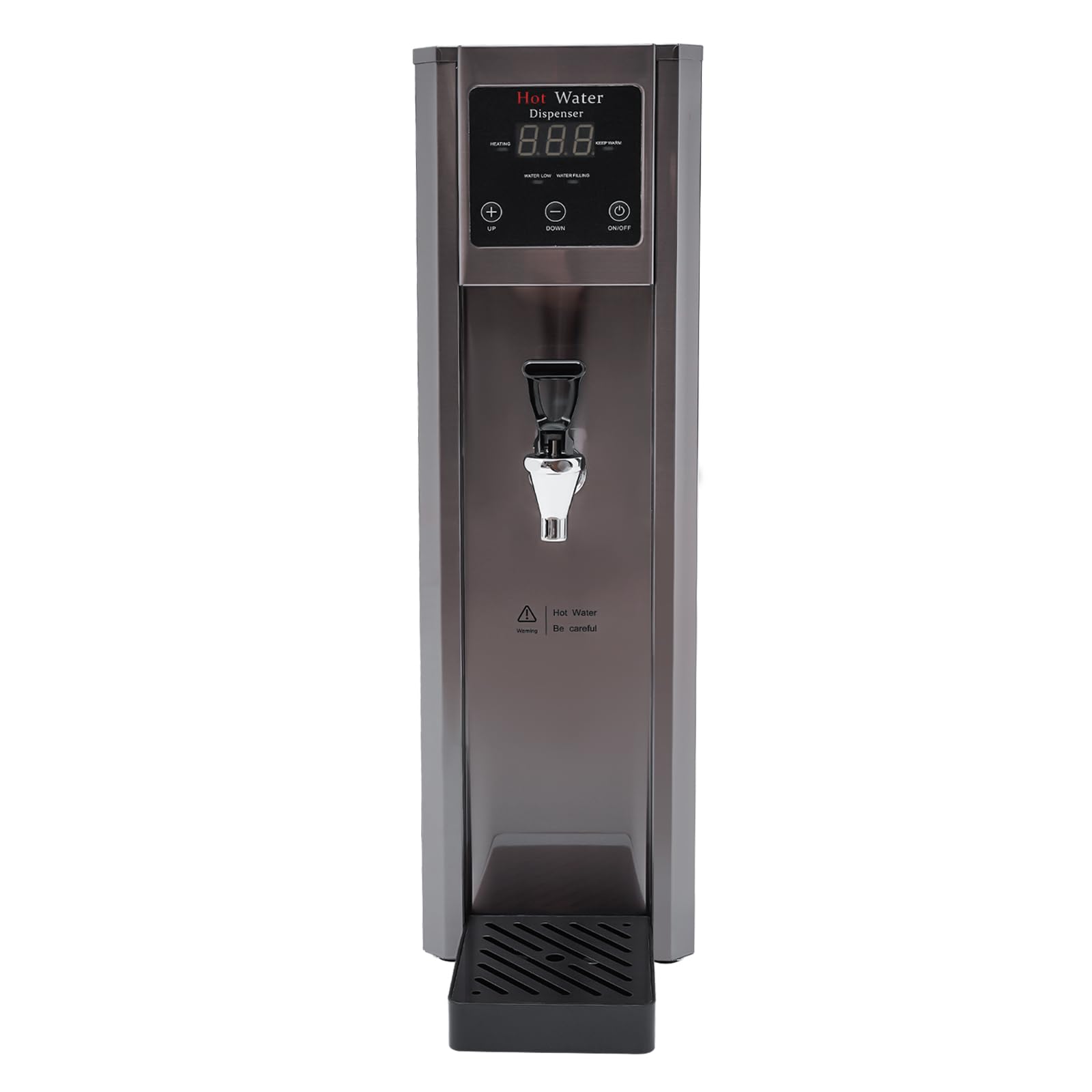 Commercial 1800W Electric Hot Water Dispenser with US Plug - 10L Capacity, 30L/Hour Flow Rate, Instant Heating for Coffee, Tea & Milk - Perfect for Offices, Cafes & Restaurants