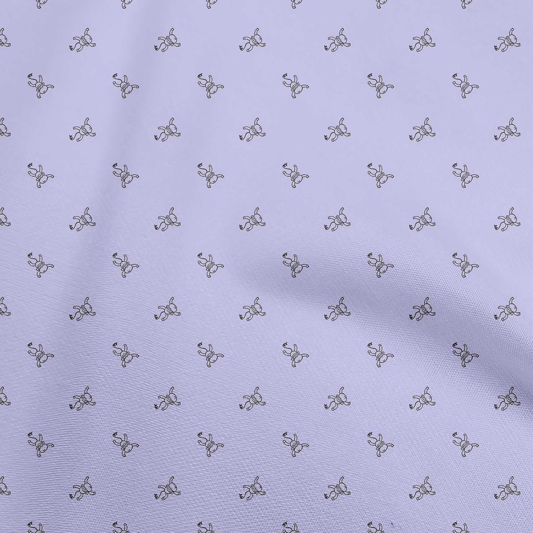 oneOone Cotton Poplin Pastel Purple Fabric - 56 Inch Wide Premium Kids Sewing Material by The Yard for DIY Clothing & Craft Projects - Perfect for Dresses, Quilting, and Home Decor