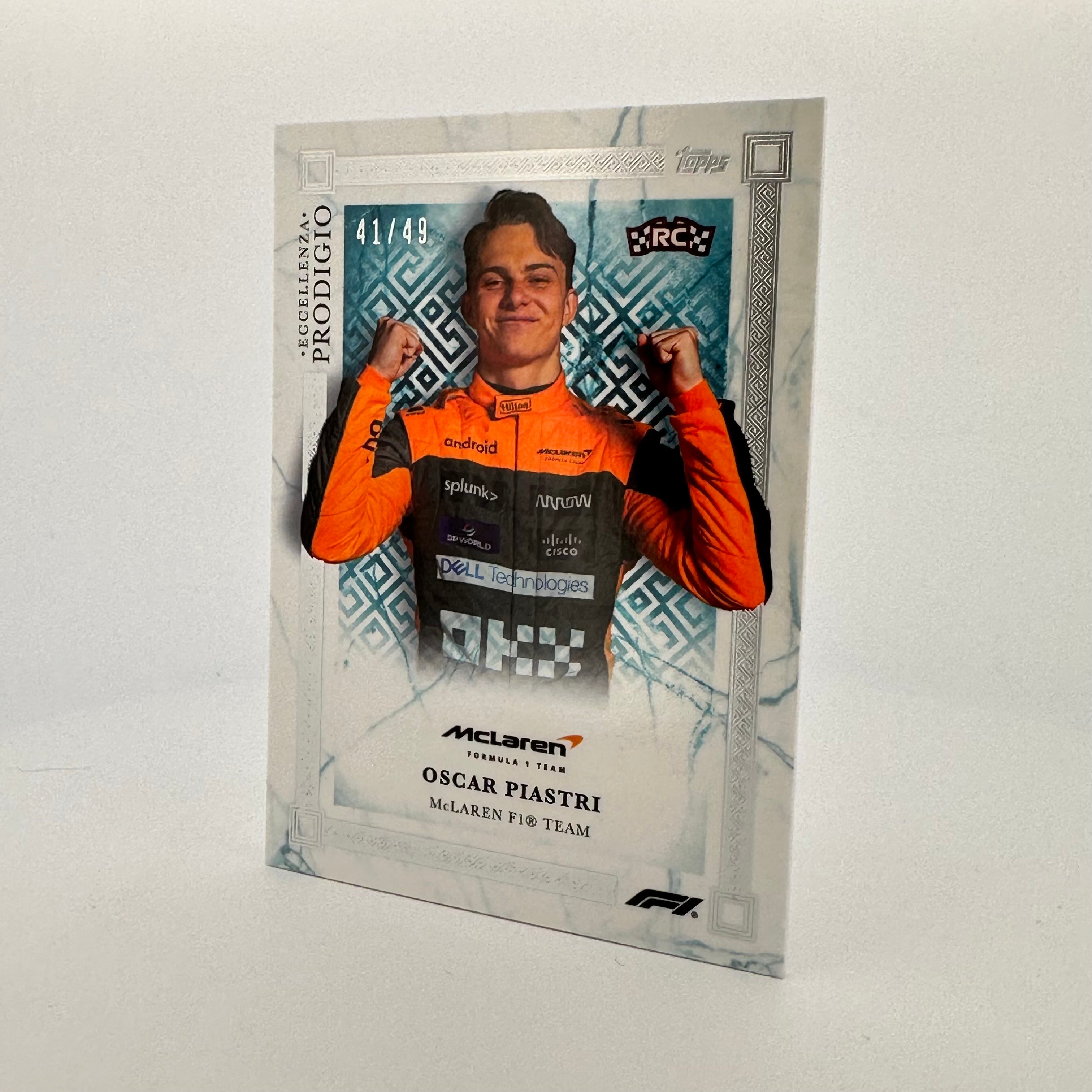Oscar Piastri 2023 Eccellenza Prodigio 41/49 Blue - Limited Edition Collectible for F1 Fans & Motorsport Enthusiasts - Perfect for Home Display, Office Decor, and Racing Memorabilia Collections
