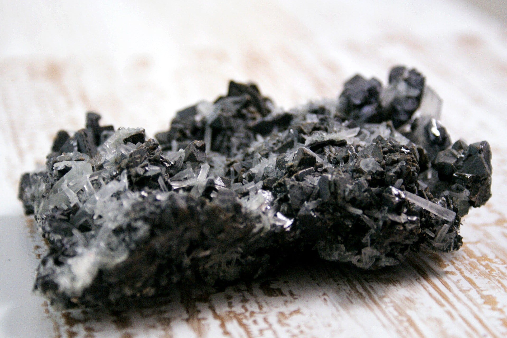 Natural Bulgarian Quartz with Galena - High-Quality Healing Crystal for Meditation, Energy Work & Home Decor