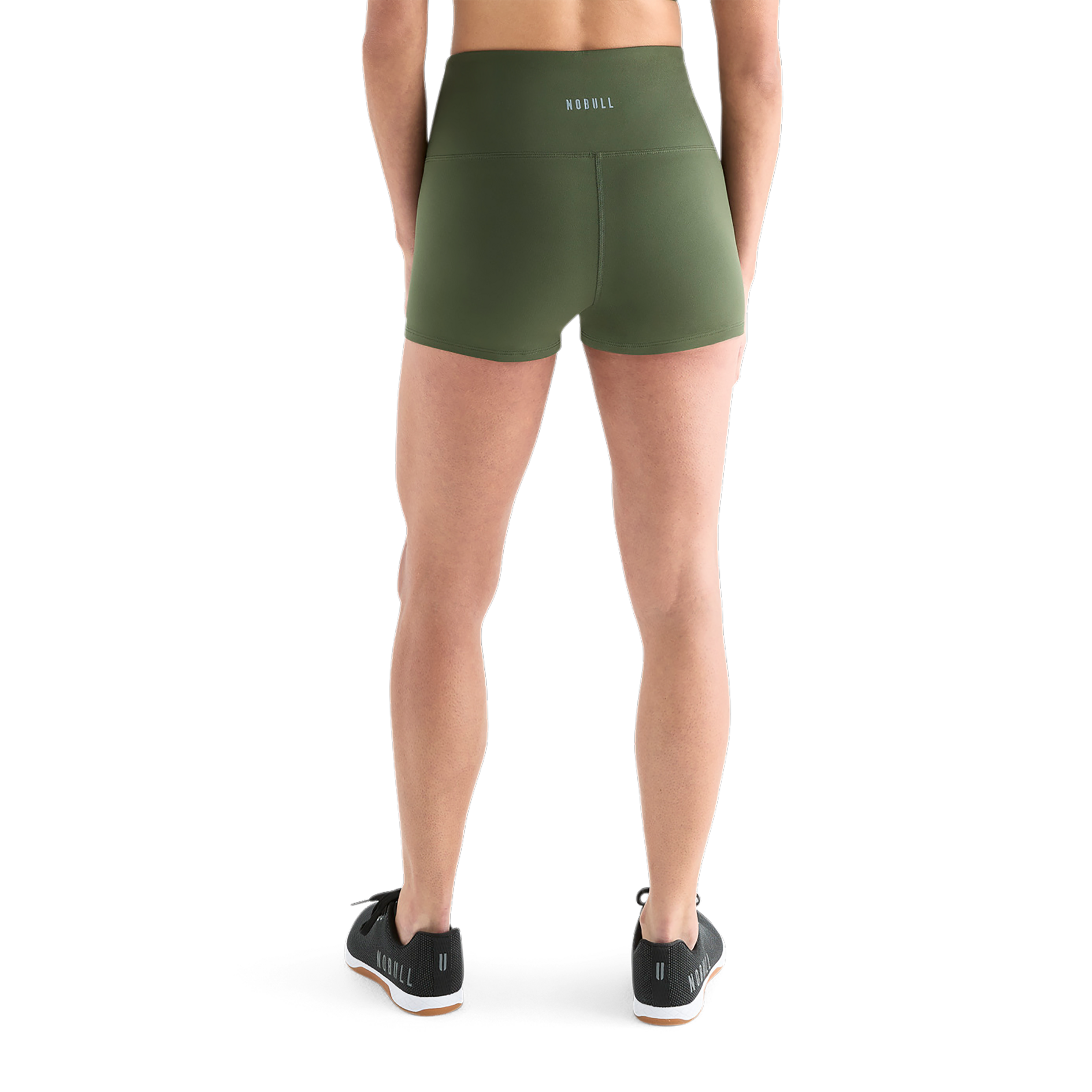 Women's High Waist Matte Shorts - Comfortable Stretchy Workout Shorts for Running, Yoga & Gym - Trendy High Rise Fitness Shorts for Women