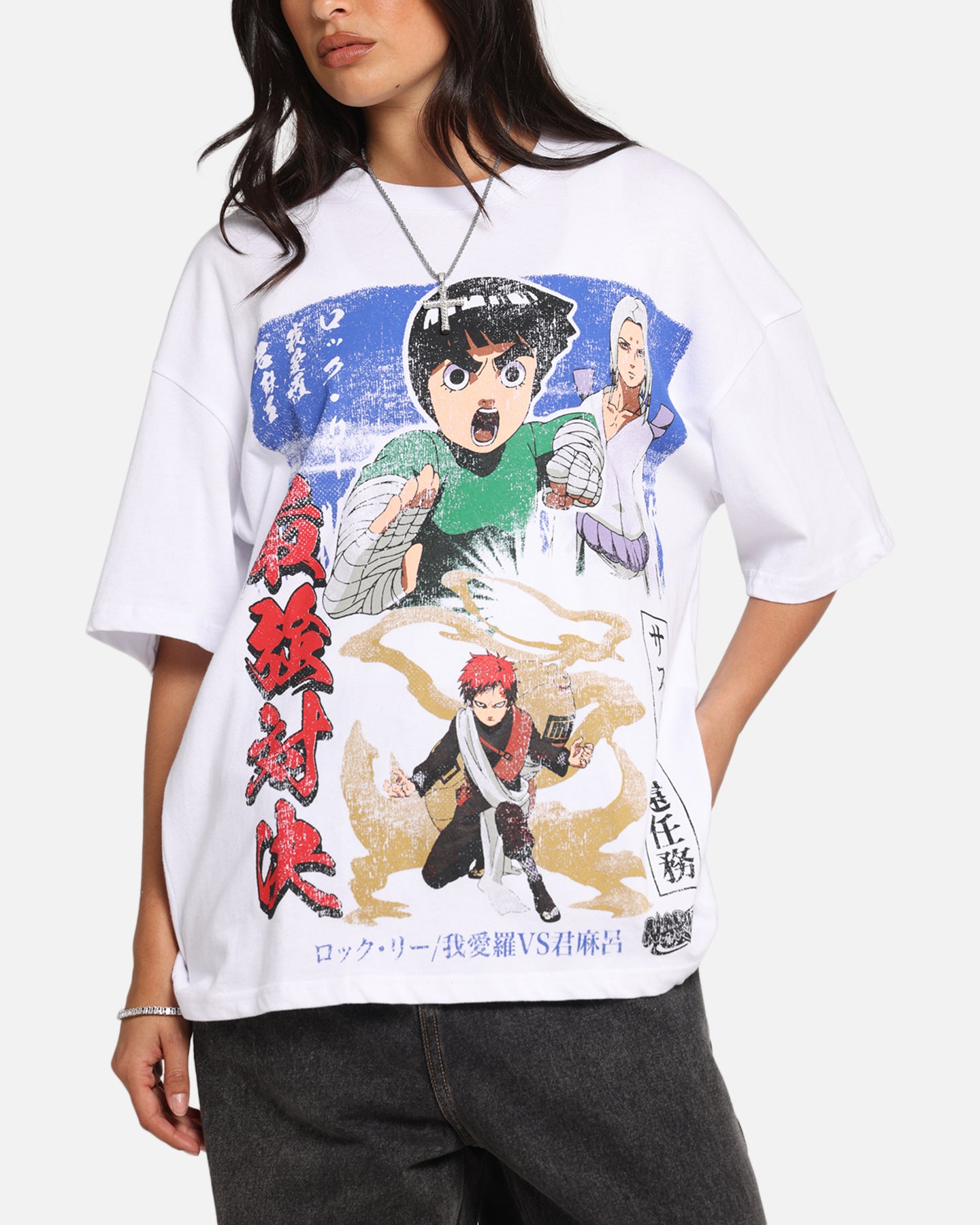 Naruto Kimimaro Vintage Anime T-Shirt - White Cotton Graphic Tee for Men & Women | Casual Wear, Cosplay, Anime Fan Gift
