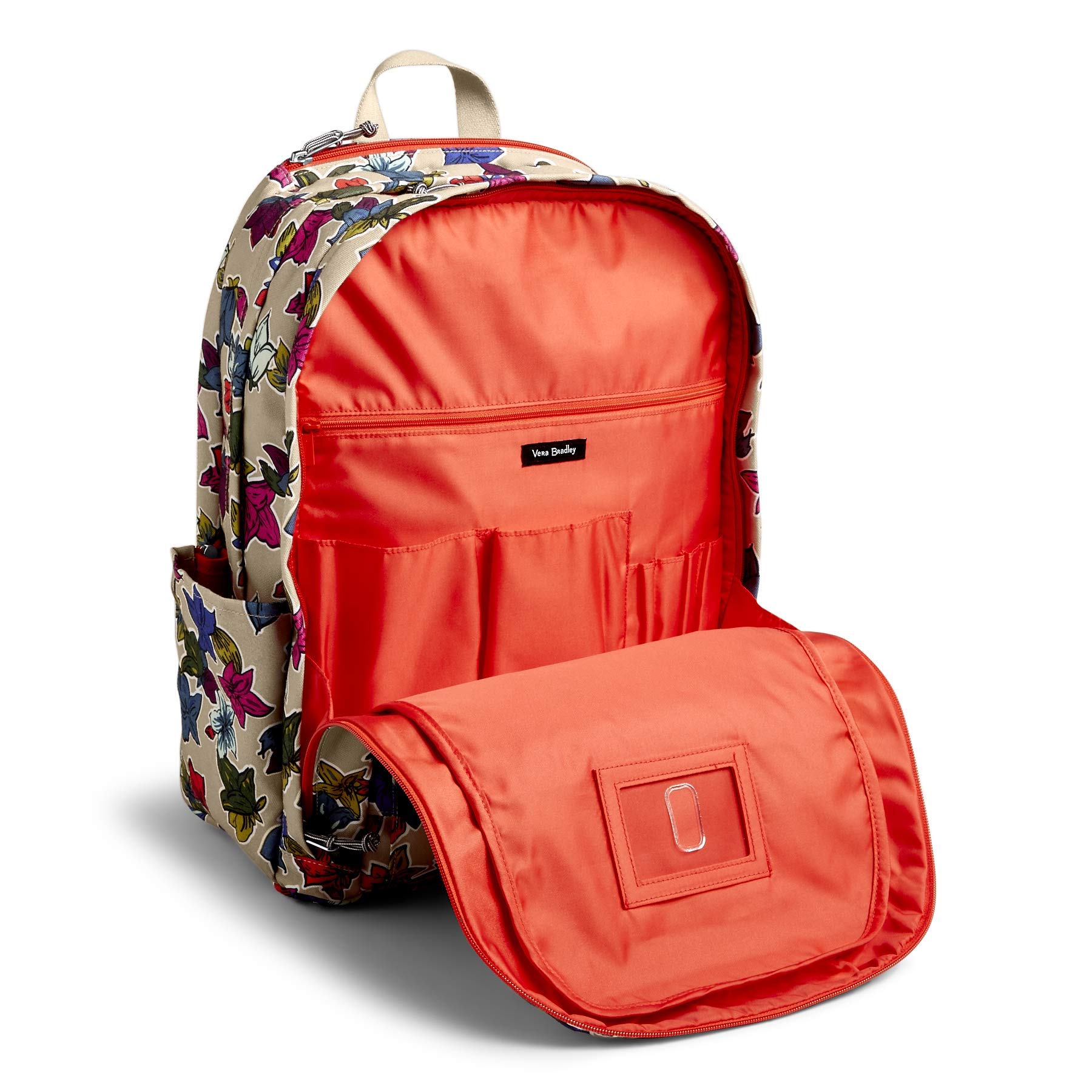 Vera Bradley Lighten Up Grand Backpack - Stylish & Spacious Laptop Backpack for Women, Perfect for Work, School & Travel | Water-Resistant & Lightweight Design