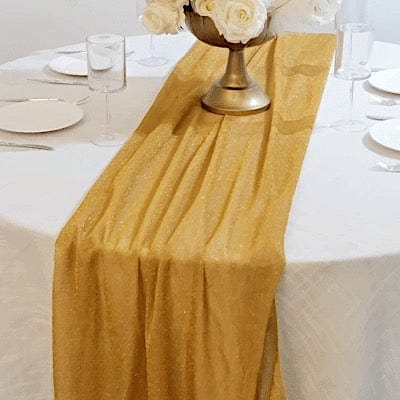 27 x 120 Inch Silver Glitter Table Runner for Wedding, Party, Christmas Decor - Elegant Sparkling Table Cover for Dining Table, Buffet, Dessert Table Decoration