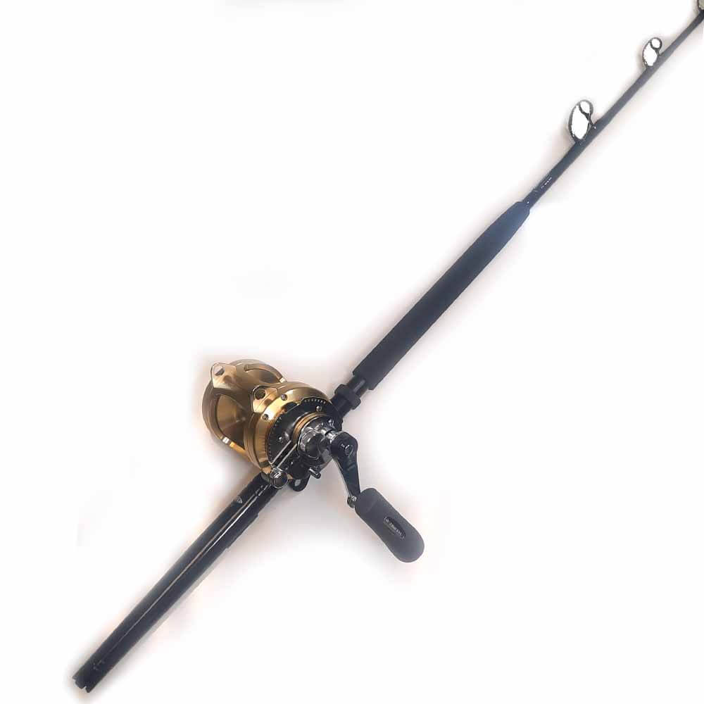Shimano Tiagra Stand Up Combo TI50WLRSA Fishing Reel with CHSU 5060 WTSINU - Perfect for Offshore Big Game Fishing and Saltwater Angling