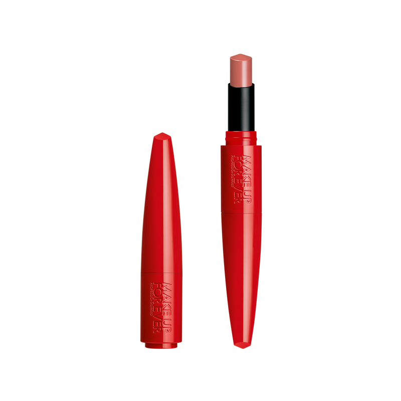 128 Lively Peony Rouge Artist For Ever - Long Lasting Waterproof Lipstick for Women, Vegan & Cruelty-Free Makeup - Perfect for Parties, Weddings & Everyday Wear