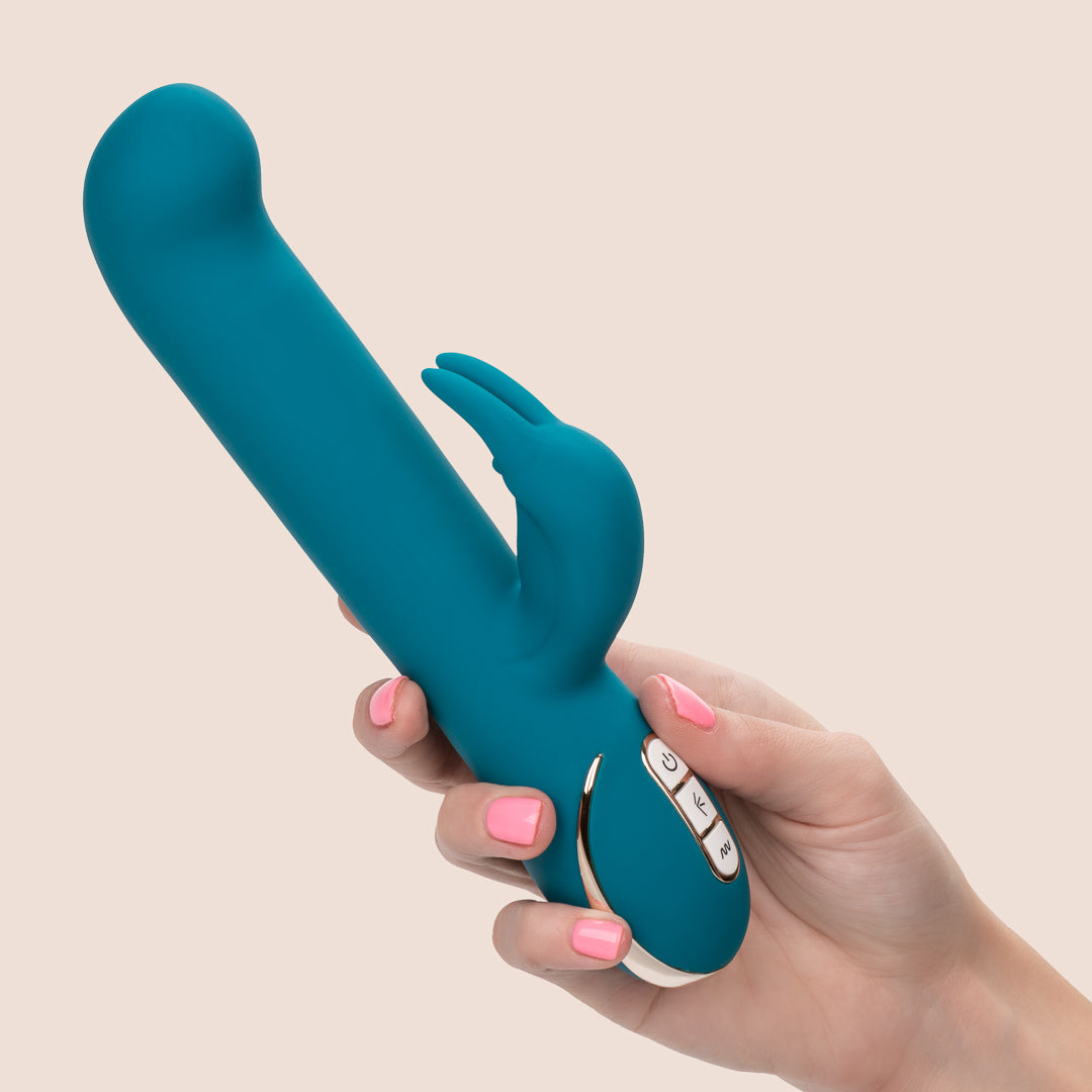 Jack Rabbit® Signature Silicone Rocking G Rabbit Vibrator - Dual Stimulation G-Spot & Clitoral Massager for Women - Perfect for Solo Play & Couples Intimacy