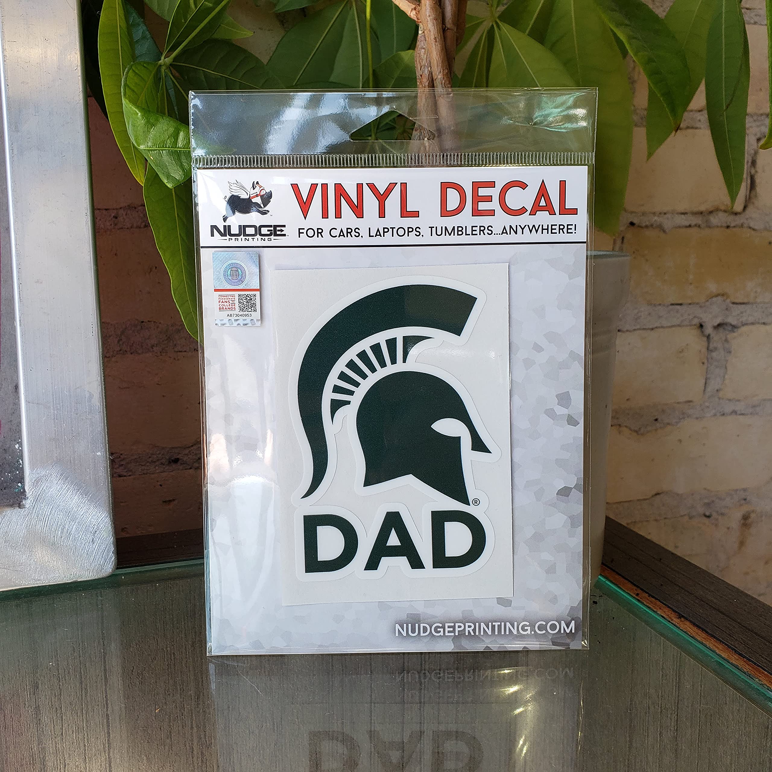 Michigan State University Spartan Helmet Sticker - Durable Weatherproof Vinyl Decal for Cars, Windows, Laptops & Water Bottles - Perfect for MSU Fans, Alumni & College Spirit (Game Day, Tailgating, School Pride)