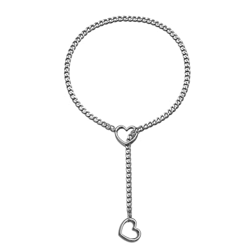 A:heart slip chain black