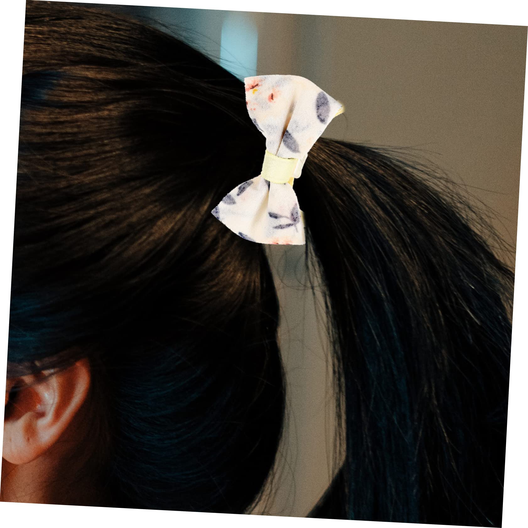 Elegant Bowknot Hair Scrunchies for Women - Mesh Yarn Hair Ties Set for Party & Daily Use