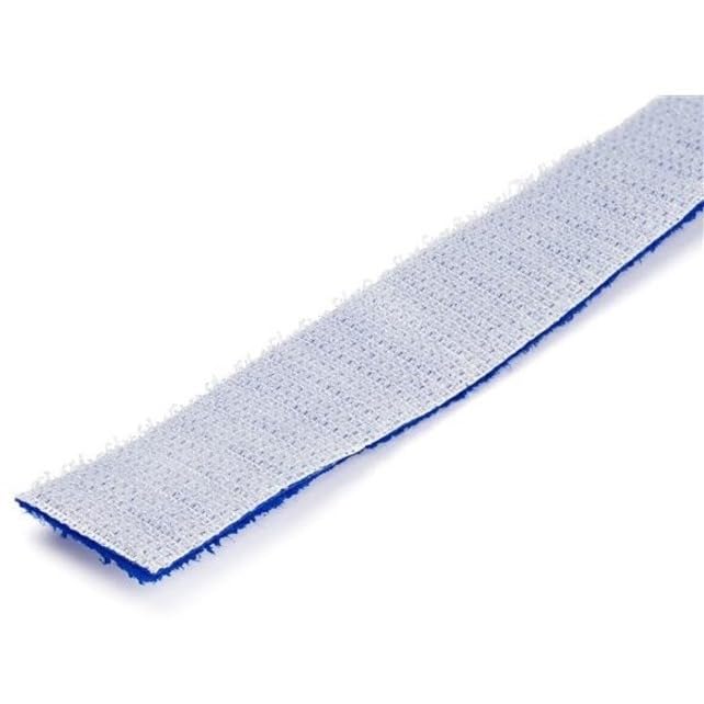 StarTech.com 100ft Hook and Loop Cable Ties Roll - Reusable, Adjustable Fabric Fastener Tape for Wire Management - Bulk Industrial Self-Gripping Straps (HKLP100BL) - Perfect for Home Office, Data Centers & DIY Cable Organization