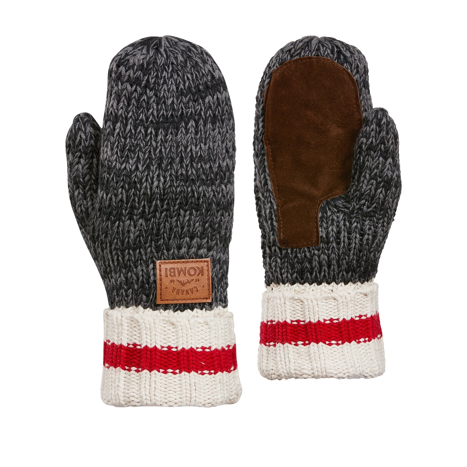 Kombi Black Camp Jr Mitt - Kids' Winter Gloves for Cold Weather, Outdoor Play & Snow Activities - Perfect for Skiing, Snowboarding & Winter Sports