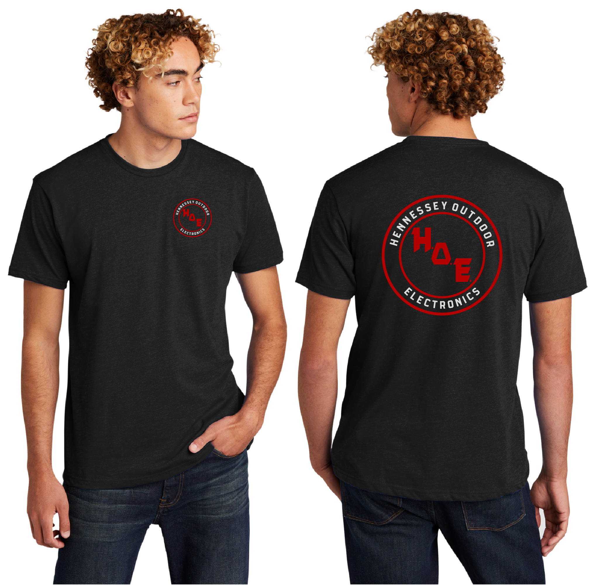 H.O.E Circle Graphic T-Shirt - Trendy Cotton Tee for Women & Men - Perfect for Casual Wear, Street Style & Everyday Outfits
