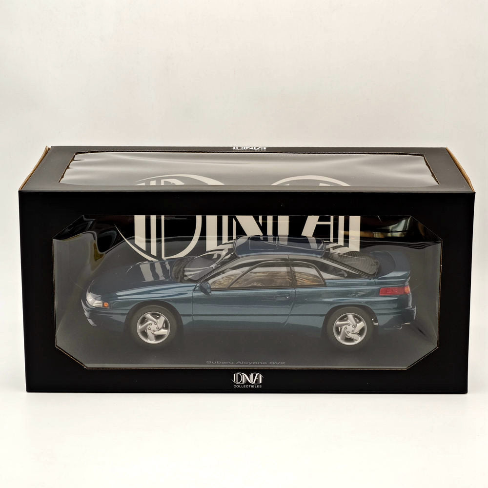 1/18 Scale Subaru Alcyone SVX Blue Resin Diecast Model Car - Limited Edition DNA Collectibles DNA000234 - Perfect for Display, Car Enthusiast Gifts & Collection Showcase