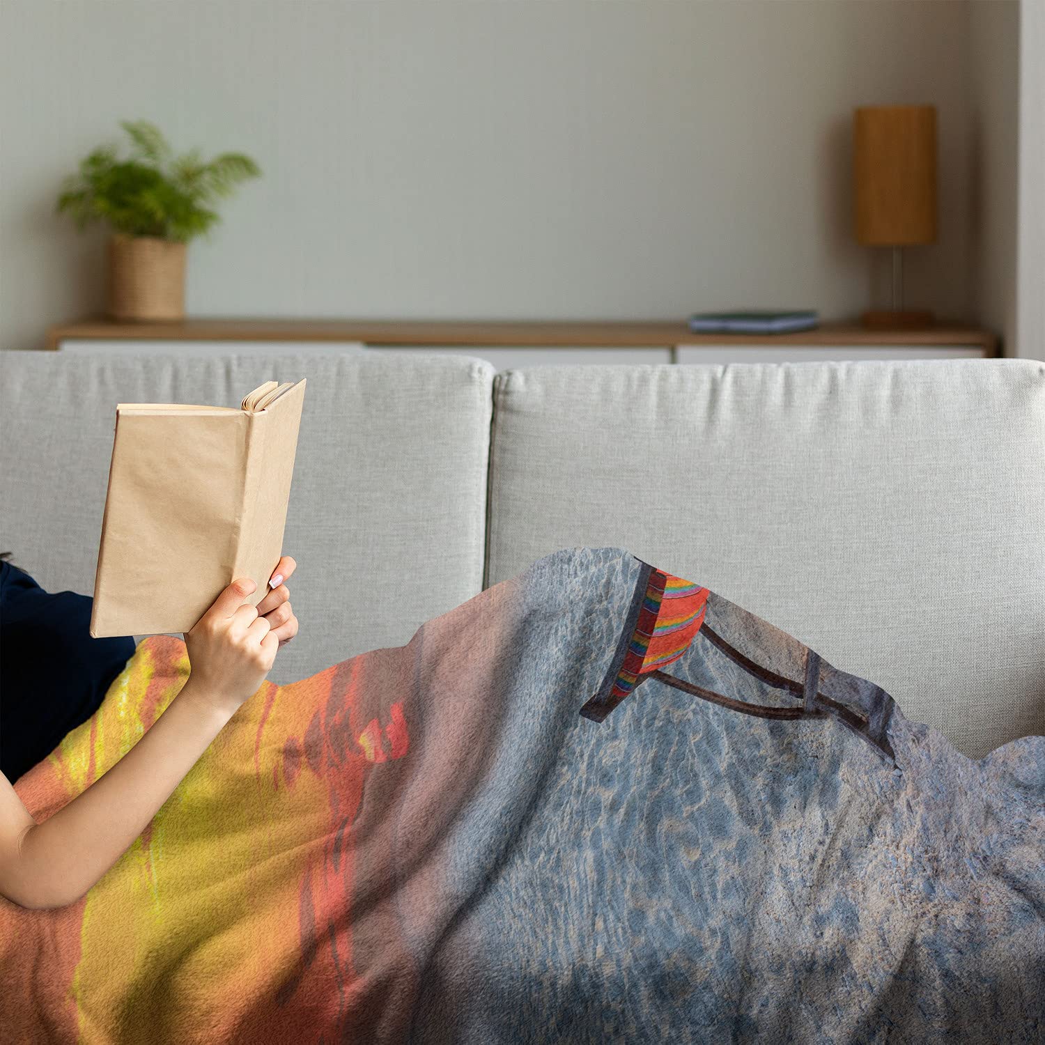 Ambesonne Seaside Throw Blanket - 60