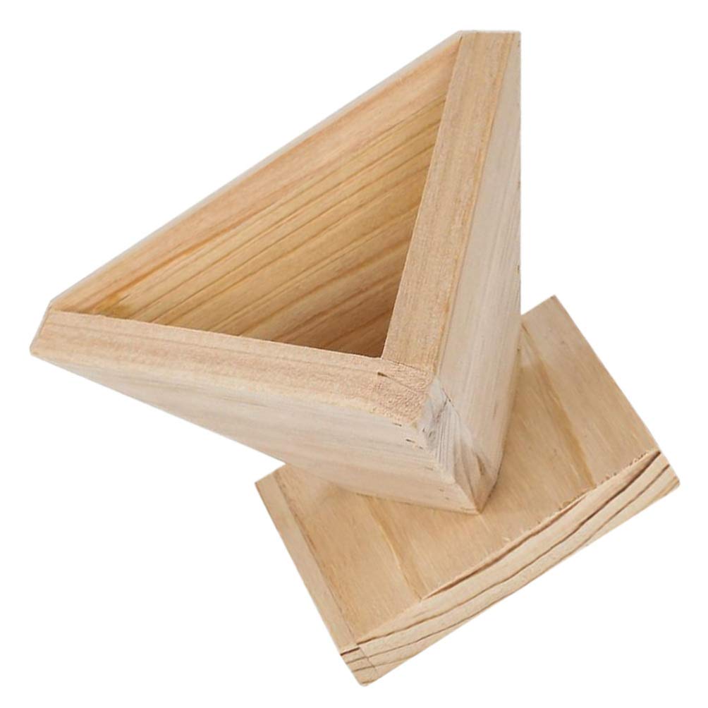 Premium Wooden Triangle Rice Press Mold - Musubi & Zongzi Maker for Onigiri, Rice Balls & Traditional Chinese Dragon Boat Festival Treats - Perfect for Home Cooking, Meal Prep & Asian Cuisine