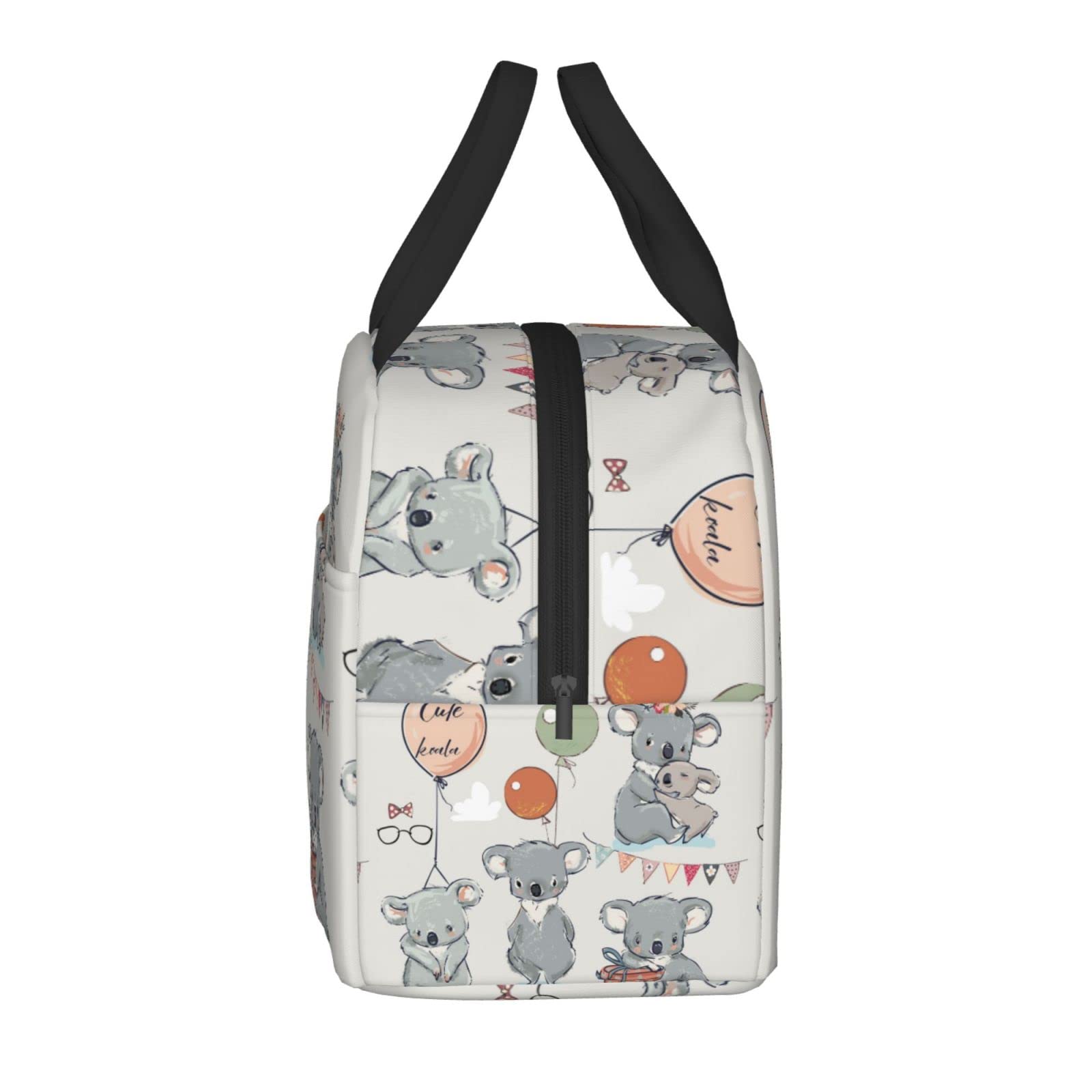 Koalas Insulated Lunch Box - Reusable Thermal Lunch Bag for Women & Men, Perfect for Office, Camping, Hiking, Picnic, Beach & Travel - Keep Food Fresh at Work or Outdoor Adventures