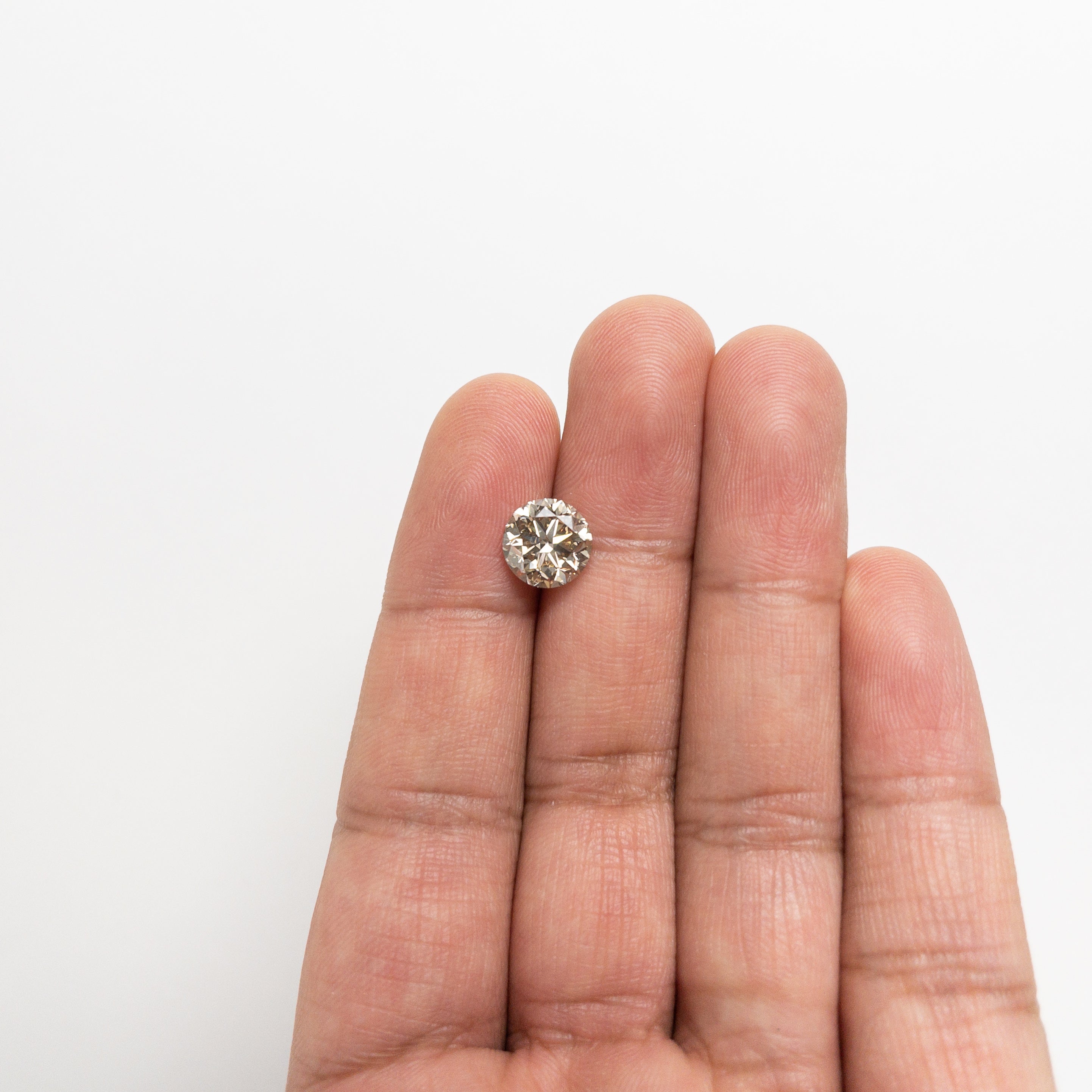 3.00ct Champagne Round Brilliant Diamond - 8.92x8.91x5.75mm VS2 Clarity, Ideal for Engagement Rings & Anniversary Jewelry (2023 Collection)