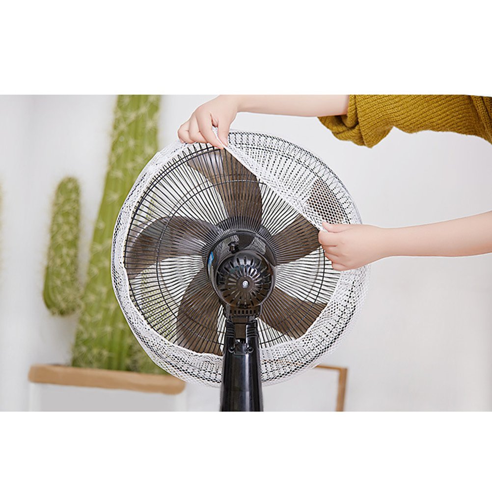 Family Fan Cover - Kid Finger Protector & Safety Fan Guard Net - Washable Summer Fan Cover for Baby Proofing & Home Safety - Perfect for Nursery, Bedroom, and Playroom
