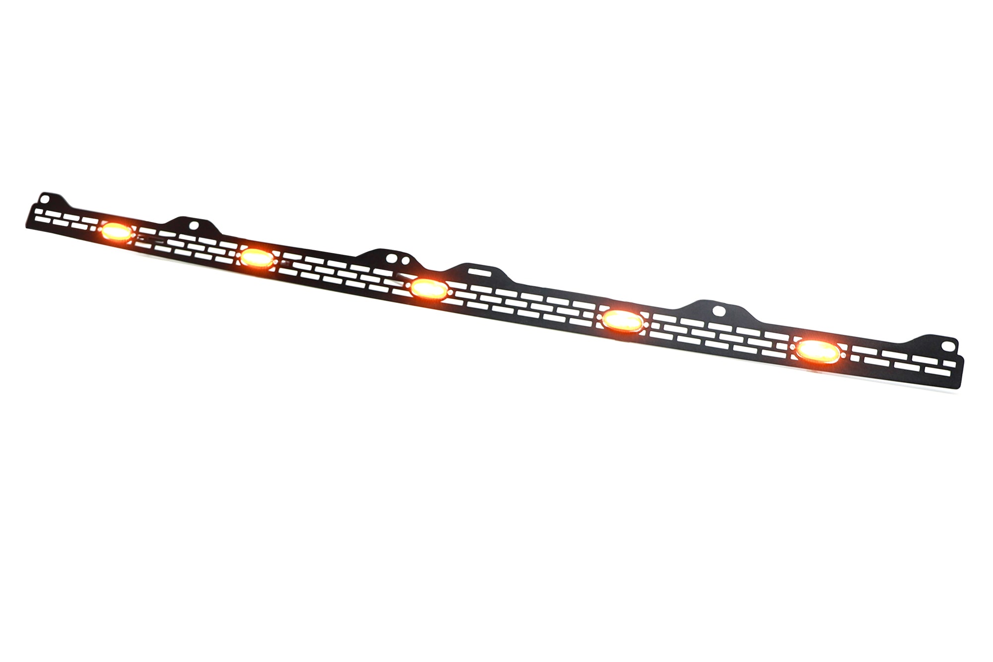 5-Section Amber Full LED Hood Bulge Grille Lighting Kit for 2014-2021 Toyota Tundra - Off-Road & Night Driving Safety Lights