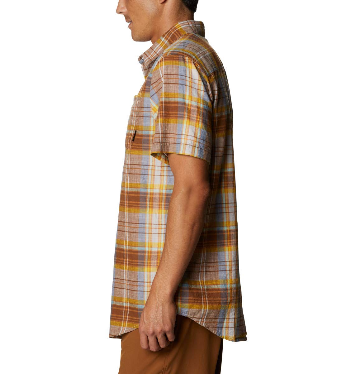 Columbia Men's Under Exposure Yarn Dye Short Sleeve Shirt - Lightweight Quick-Dry Hiking & Travel Shirt for Outdoor Adventures