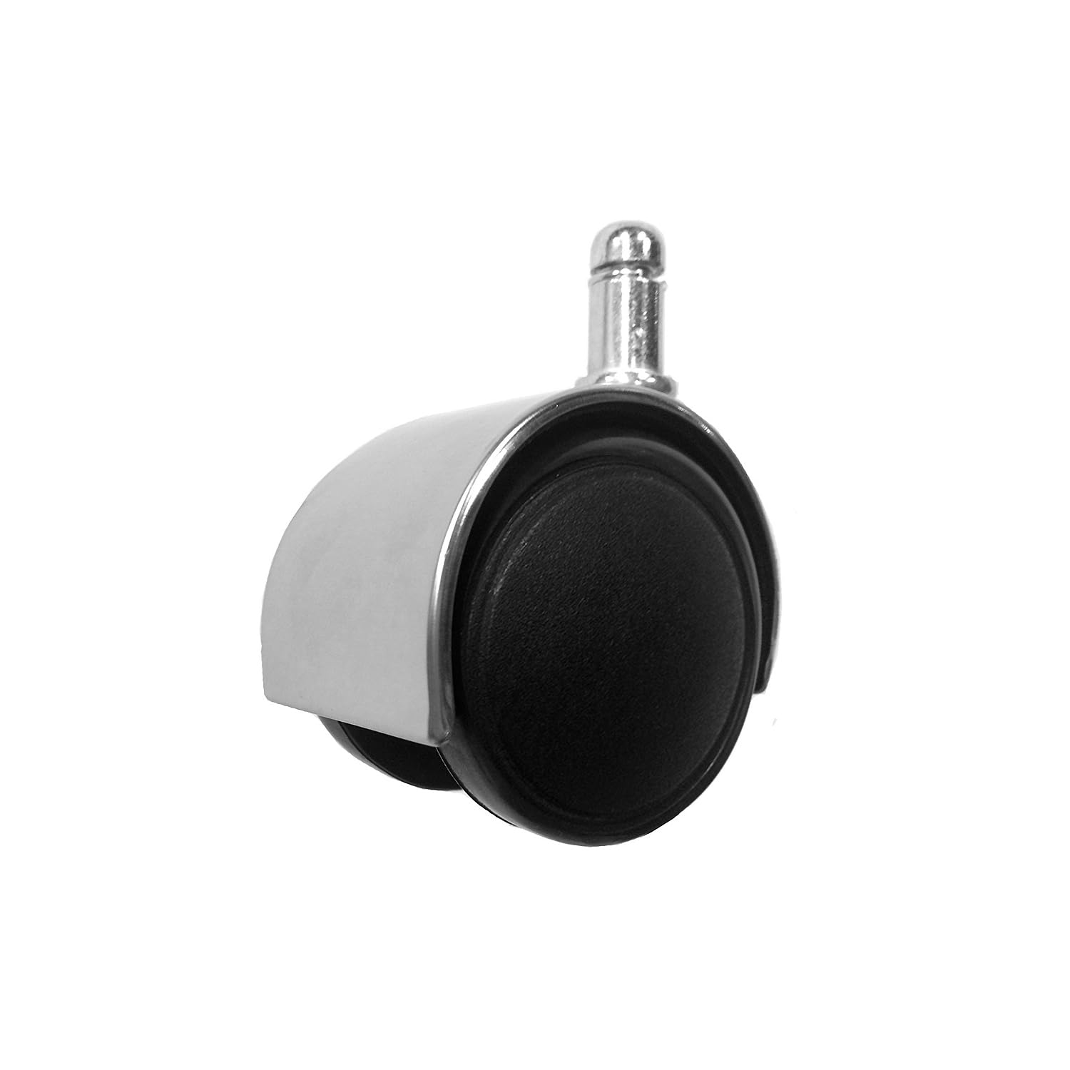 Retro Rolling Exam Stool with Wheels - Black Fabric Perch Stool for Hardwood & Tile Floors - Perfect for Medical Offices, Classrooms & Home Workspaces