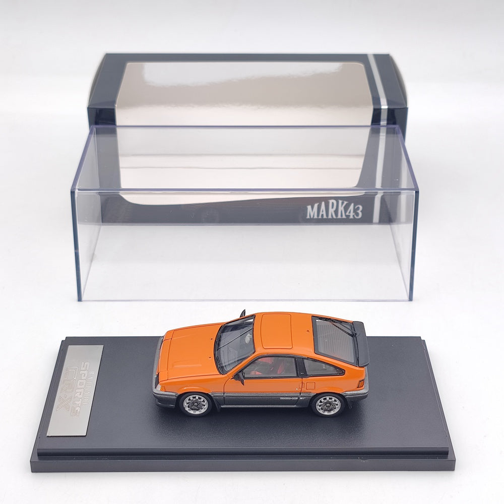 1/43 Scale Mark43 Honda Ballade Sports CR-X Si AS Customized Carbon Fiber 48 Wheel PM4384SP Resin Model Car - Limited Edition Collectible for Display & Racing Enthusiasts