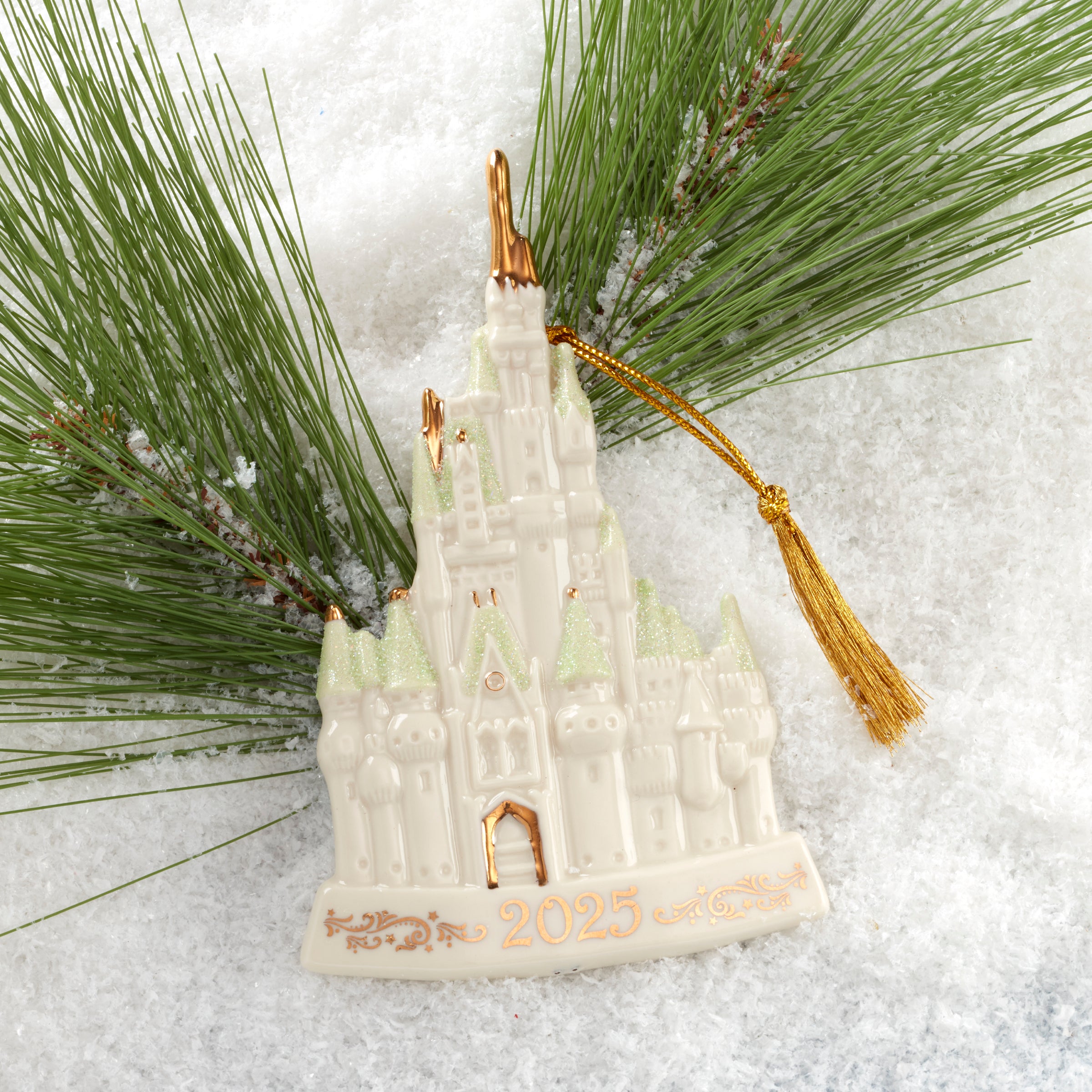 2025 Cinderella Castle Christmas Ornament - Disney Princess Holiday Decor for Tree, Home & Gifts | Perfect for Disney Fans & Collectors