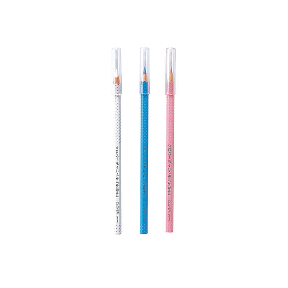 Water Soluble Clover Marking Pencils - Set of 3 Vibrant Colors for Fabric, Quilting & Sewing Projects | Perfect for Temporary Marking & Crafting