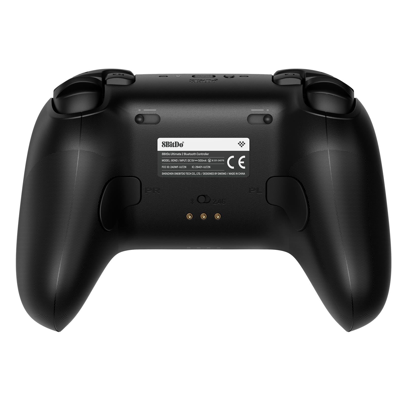 8BitDo Ultimate Bluetooth Controller for Nintendo Switch, PC, Android - Wireless Gamepad with Hall Effect Joystick, Adjustable Triggers, Motion Controls (Black) - Perfect for Gaming, Streaming & Esports