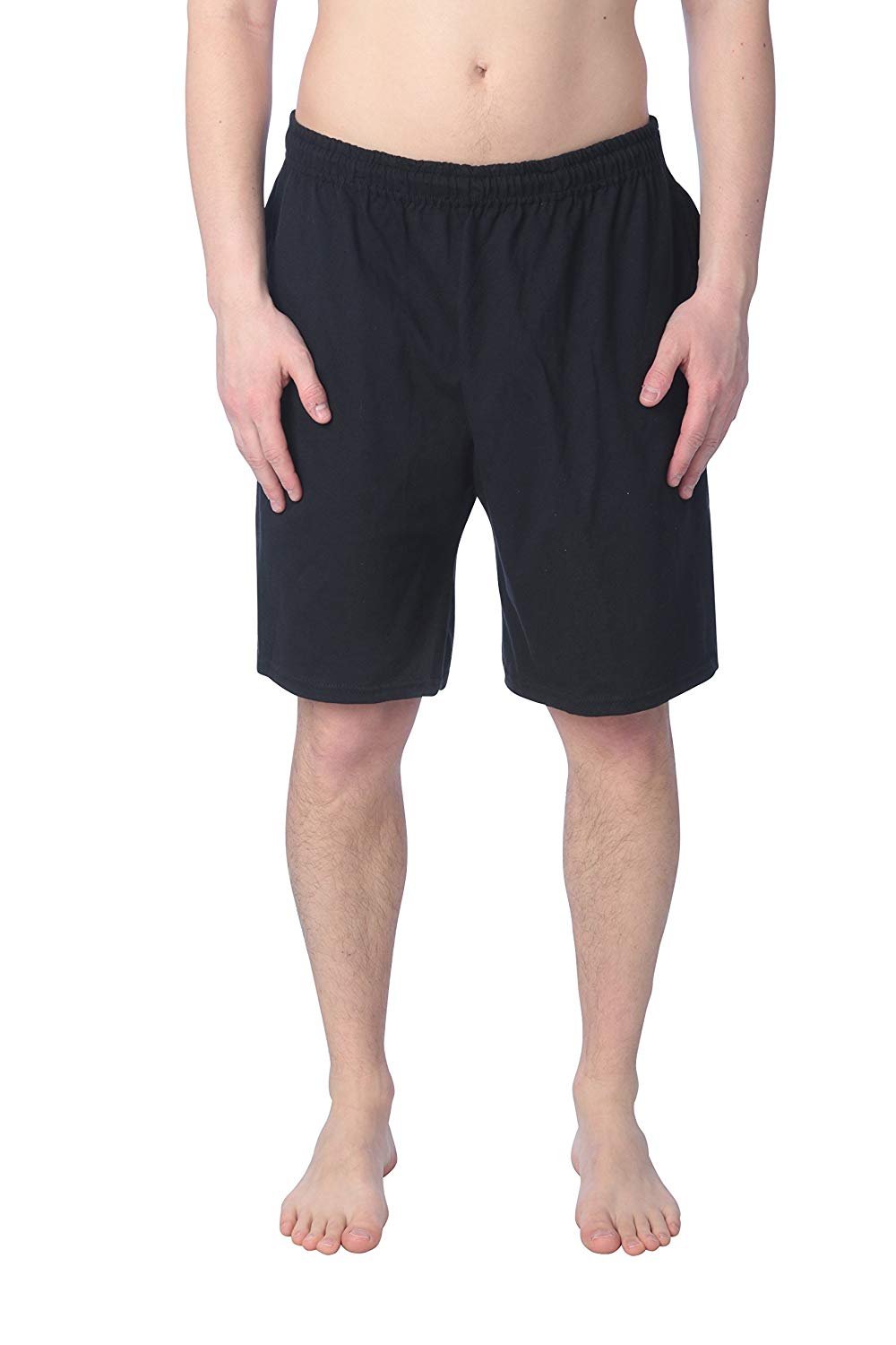 Fruit of the Loom Men's Comfort Stretch Jersey Shorts - Soft Cotton Lounge & Athletic Shorts for Casual Wear, Workout, and Sleep
