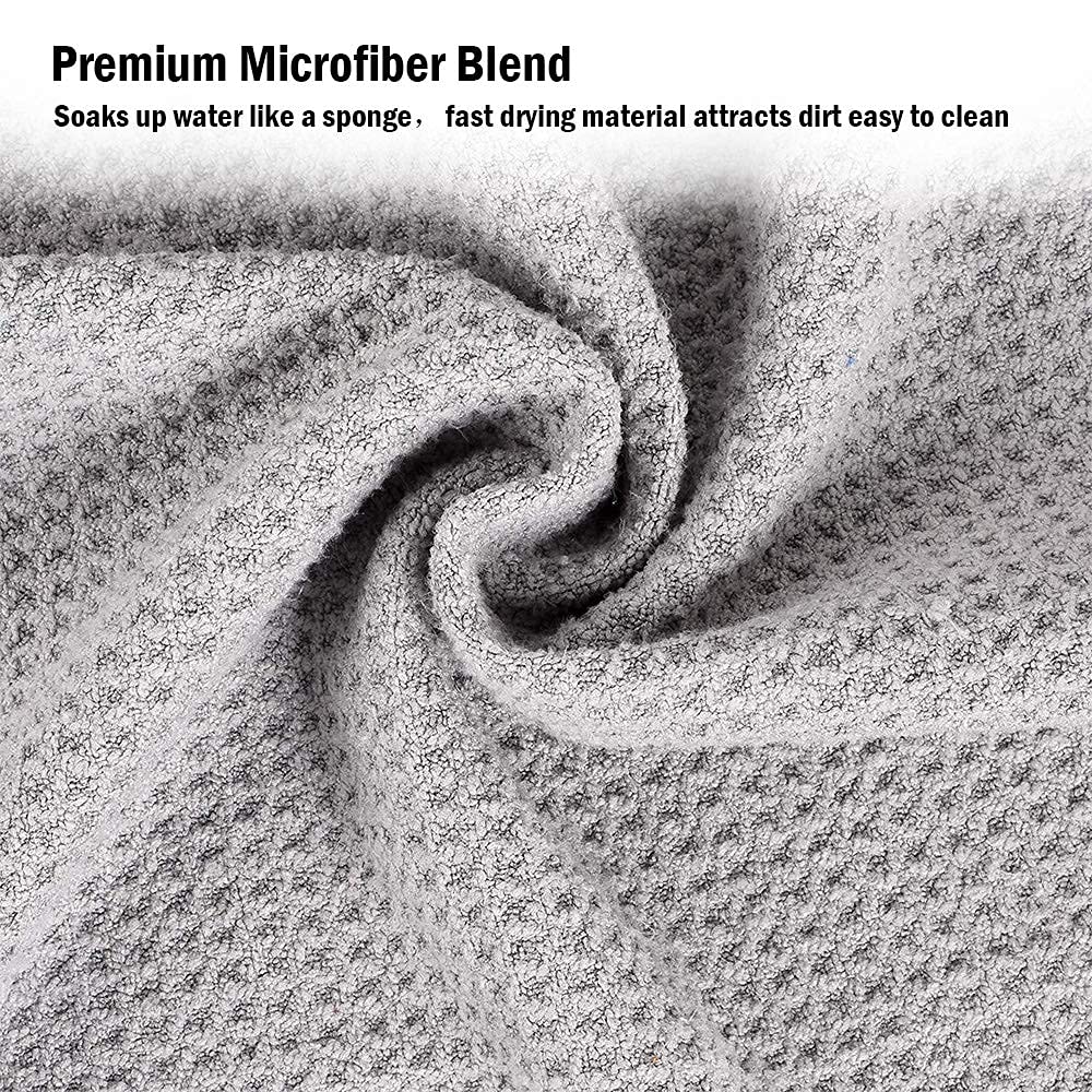 Premium Golf Towel with Clip & Cleaning Brush Set - Durable Microfiber Golf Club Cleaner for Men & Women - Perfect for Golf Bags, Course Play & Equipment Maintenance