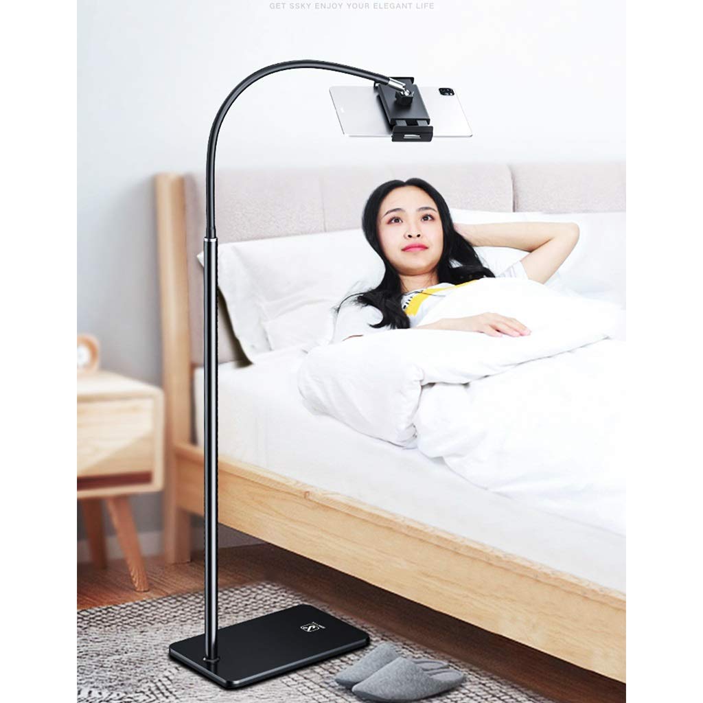 Flexible Gooseneck Phone Stand Holder for Bed & Desk - Adjustable Lazy Arm Mount for iPhone 12 Mini/11 Pro/XS Max/XR - Perfect for Reading, Watching Videos & Hands-Free Calling in Bed, Office or Car