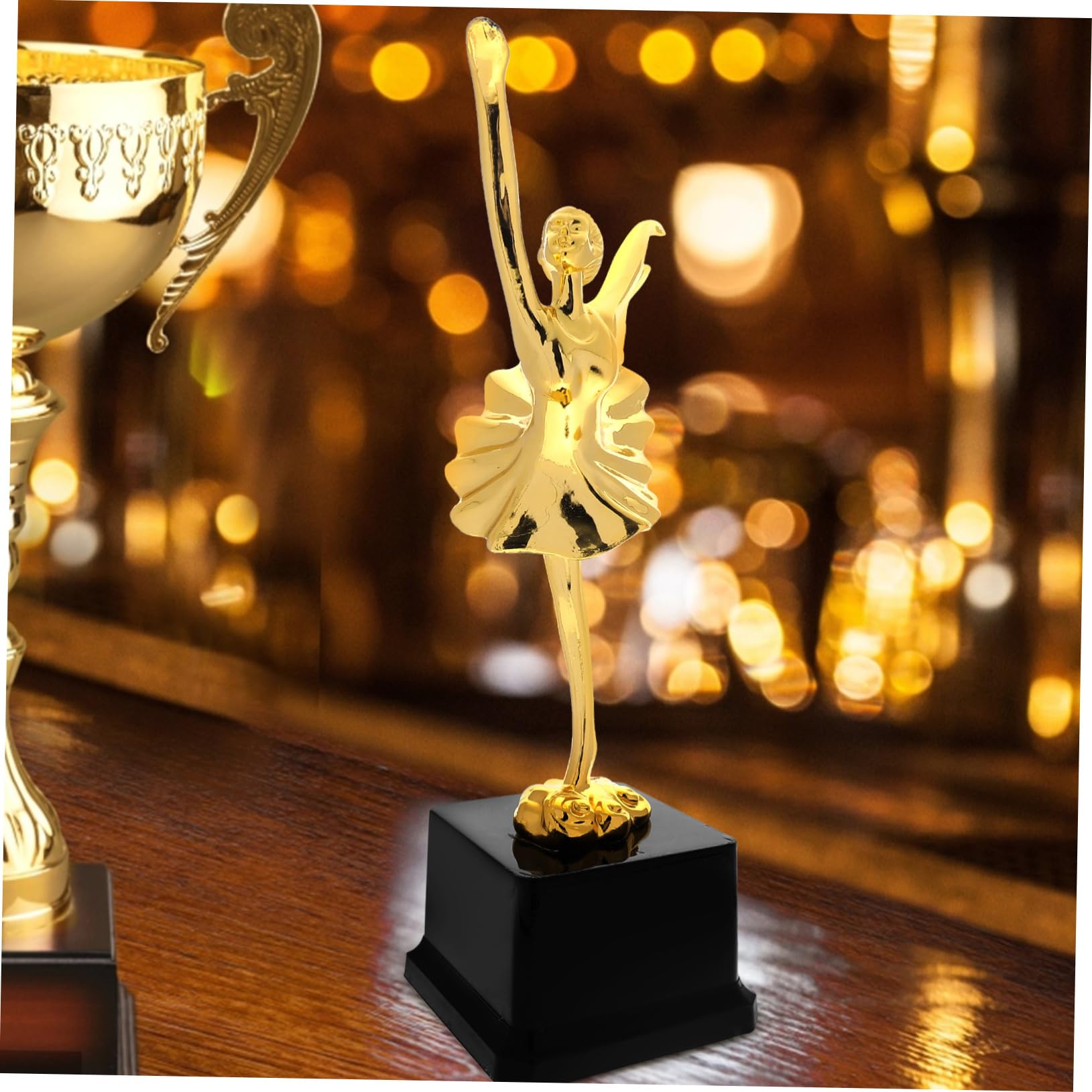 BELLIFFY Gold Dance Trophy Award - Ballet Competition Medal Cup for Kindergarten Graduation, Dance Recital & Performance Prizes - Perfect for Ballet, Jazz, Tap & Hip Hop Dance Awards Ceremonies