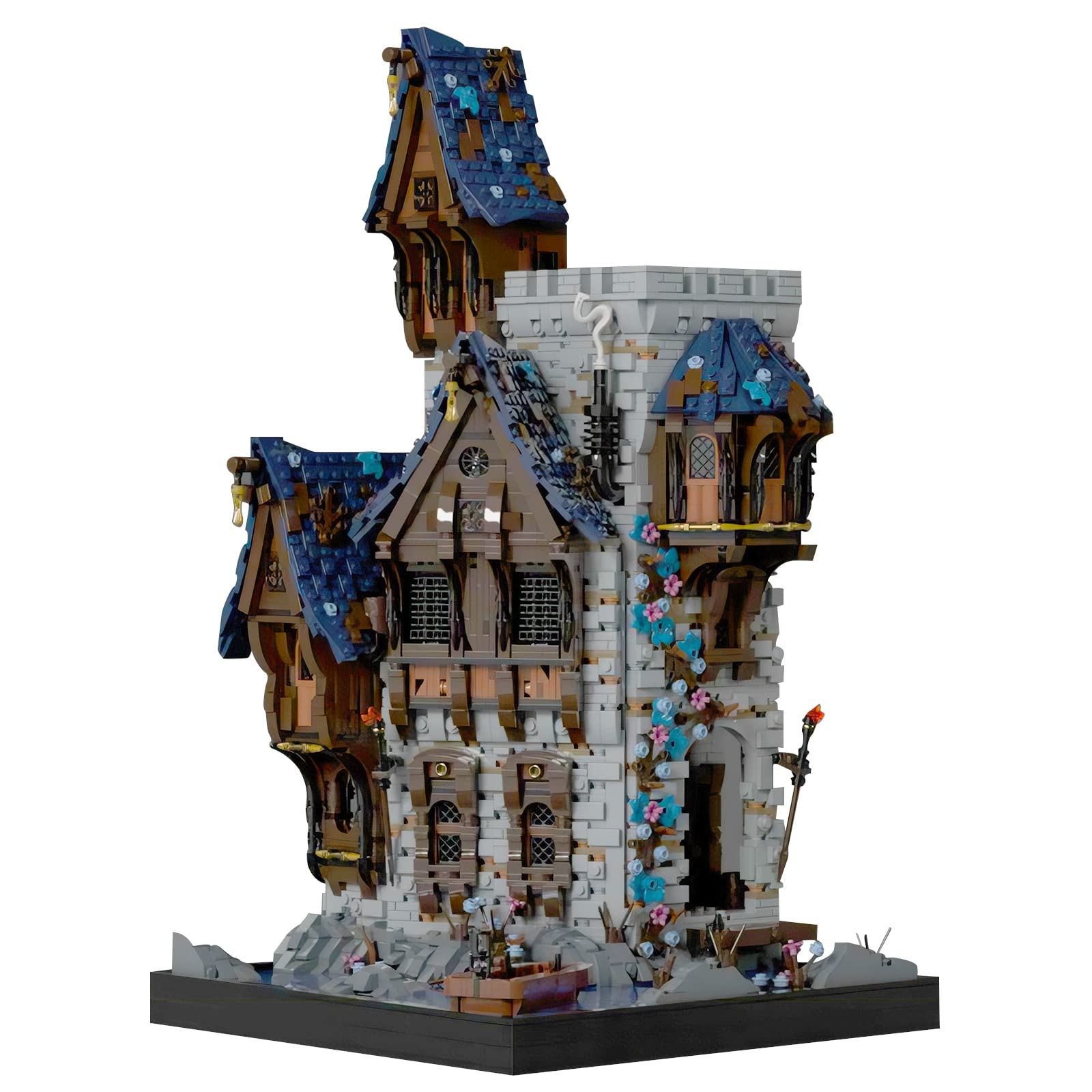 PHYNEDI Medieval Krylhan Castle Building Blocks Set - 5,345 PCS MOC DIY Architecture Model Compatible with Lego (MOC-89142) | Licensed by Peeters Kevin | Perfect for Medieval Lovers, Lego Collectors & Creative Builders