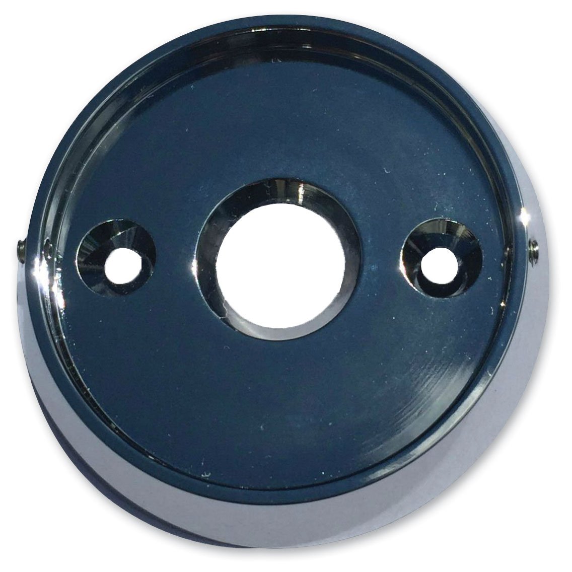 Harley Davidson Air Cleaner Coin Mount - Chrome Plated Custom Motorcycle Accessory for Harley Touring, Softail & Dyna - Perfect for Bike Shows & Custom Builds