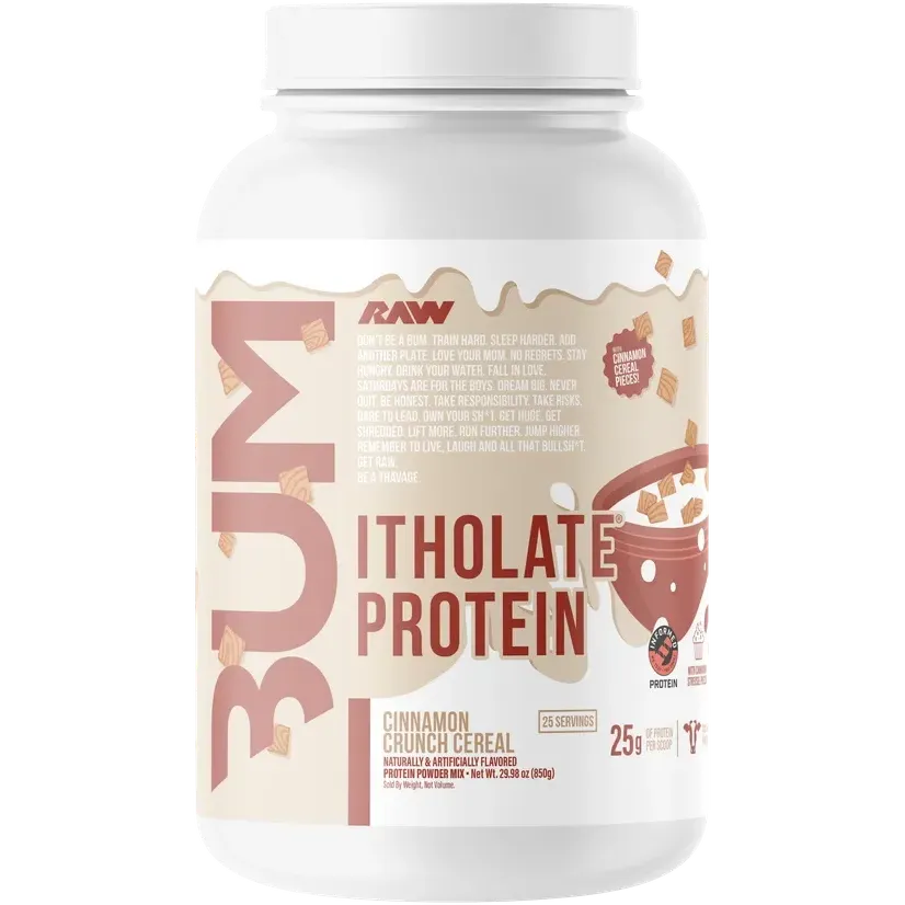 CBUM Itholate Protein Powder by RAW Nutrition - Premium Whey Isolate for Muscle Recovery & Growth - Ideal for Post-Workout, Gym, Fitness & Bodybuilding