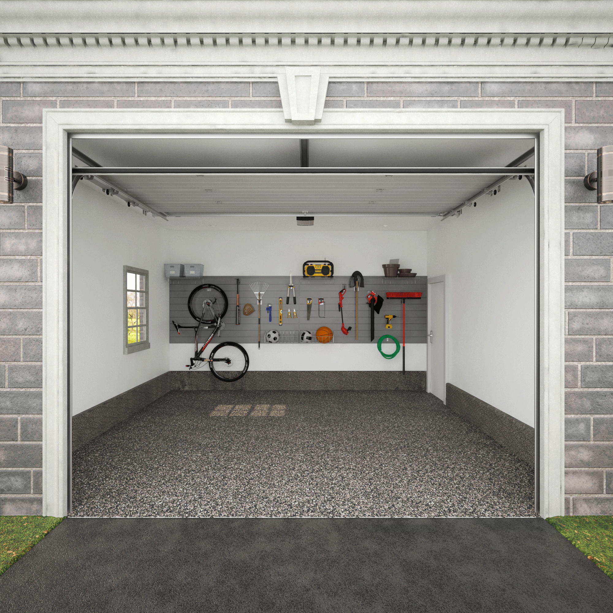 PVC Slatwall Ultimate Bundle - Durable Wall Panel System for Retail Stores & Garages | Easy Installation & Versatile Display Solution